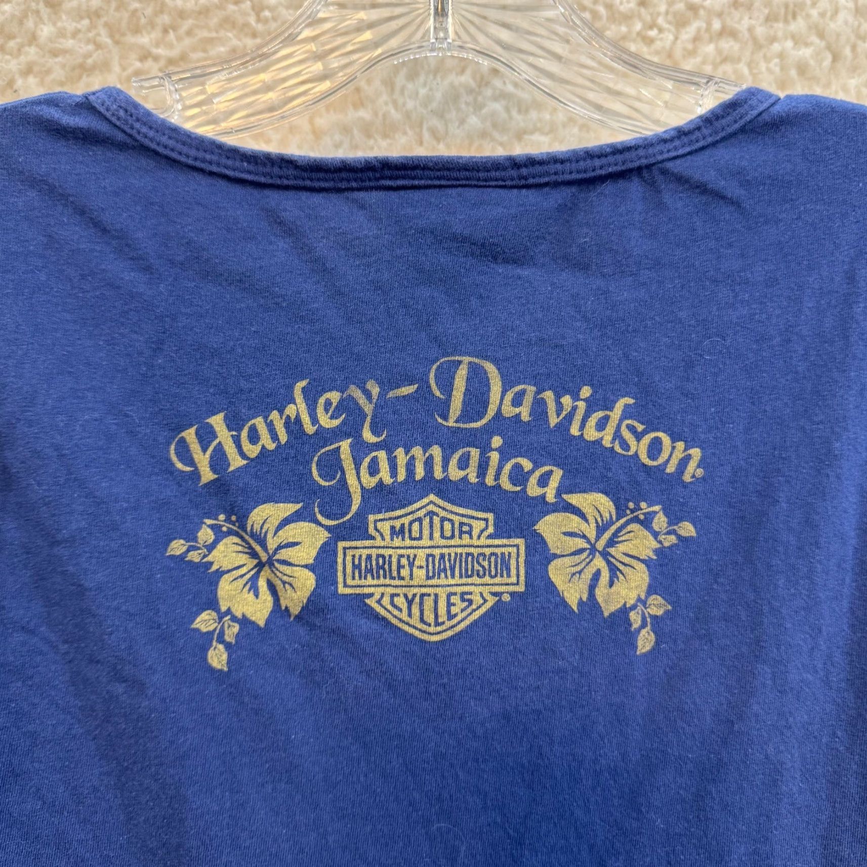 Harley Davidson VINTAGE Harley-Davidson Shirt 2XL XL XXL Navy Blue Graphic Moto Mens Size XXL / US 16-18 / IT 52-54 - 4 Thumbnail