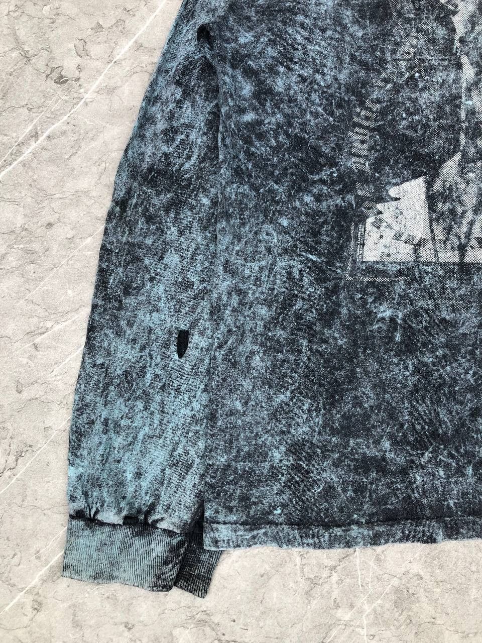 Vintage THRASHED Vintage Public Image Tye Dye Turtle NeckLongsleeve Size US L / EU 52-54 / 3 - 9 Thumbnail