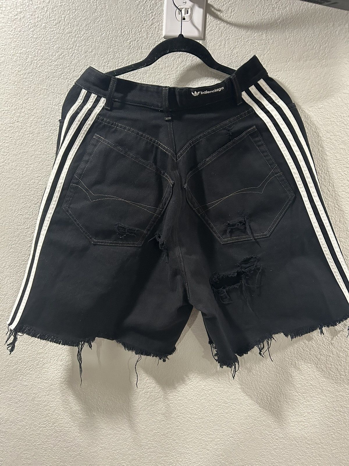 Balenciaga adidas x balenciaga jean shorts Size US 30 / EU 46 - 1 Thumbnail
