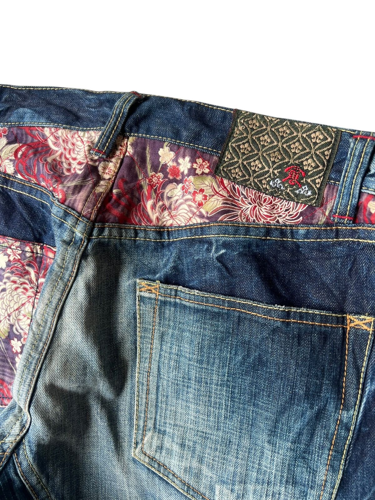 Eternal ETERNAL Japan Distressed Aging Mud Hybrid Denim Loose Jeans Size US 32 / EU 48 - 19 Thumbnail