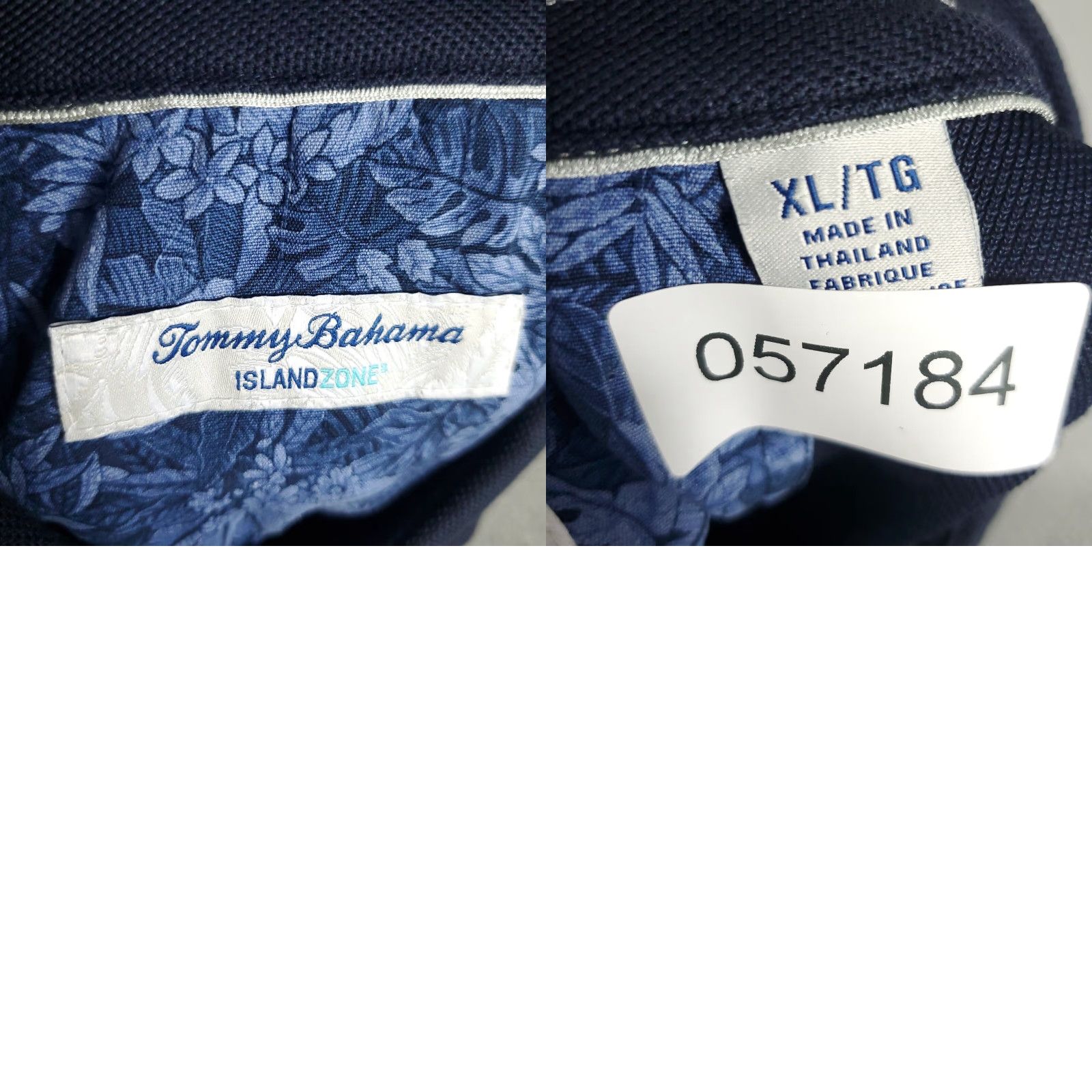 Tommy Bahama VINTAGE Tommy Bahama Polo Shirt Men XL Navy Blue Short Sleeve Casual Summer Sports Size US XL / EU 56 / 4 - 8 Thumbnail