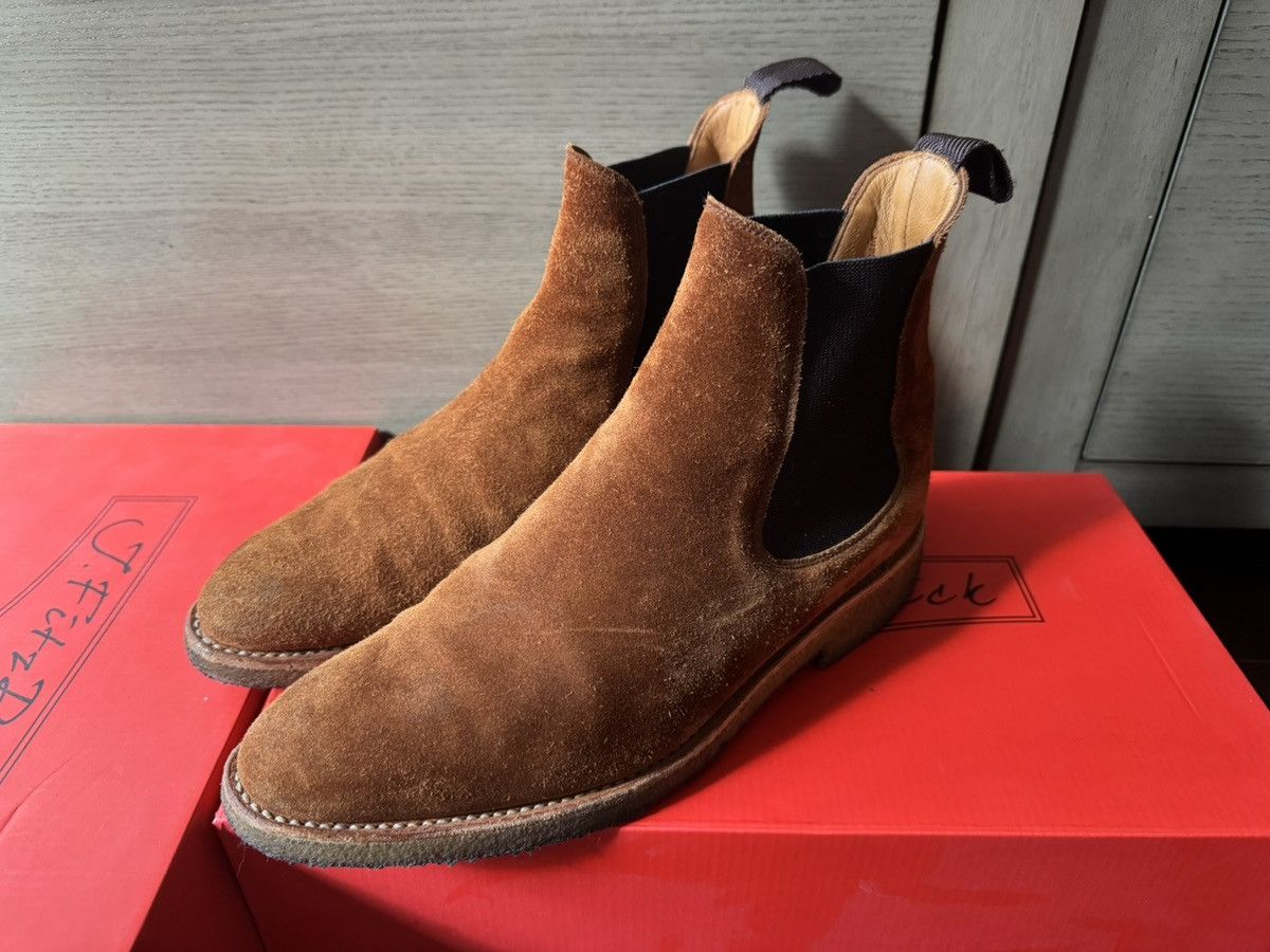 J.FitzPatrick J. Fitzpatrick ALKI Chelsea Boot Fox Suede Size US 7 / EU 40 - 1 Thumbnail
