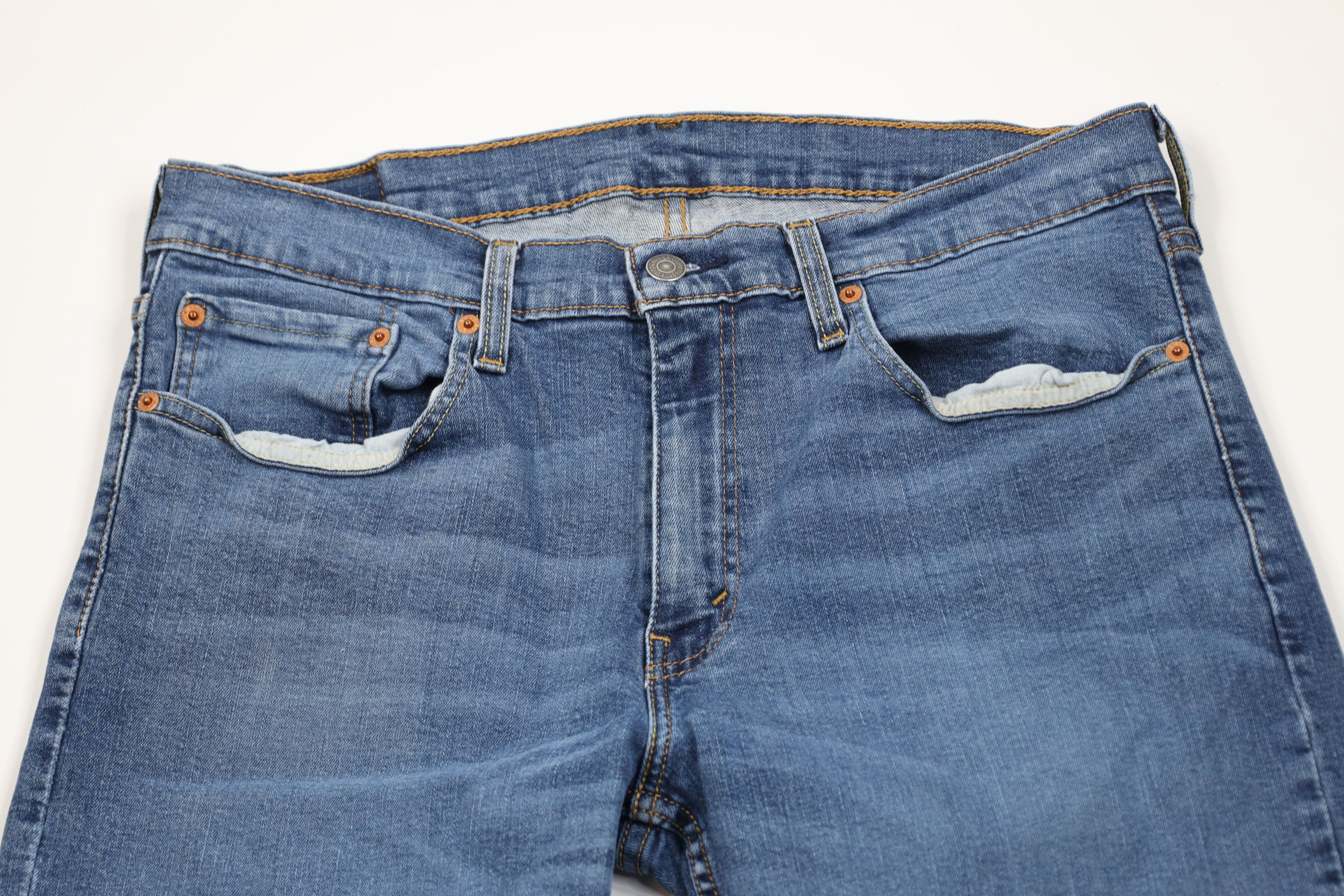 Levi's Vintage Y2K Levis 559 Stretch Relaxed Fit Straight Leg Jeans Size US 34 / EU 50 - 2 Thumbnail