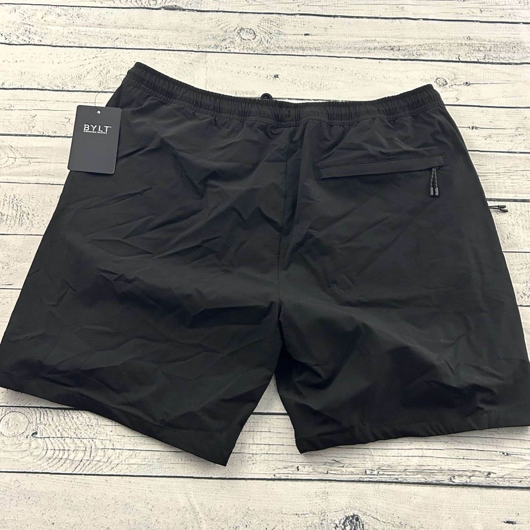 Vintage BYLT The Bios Short 7" 2XL Black Men’s Button-Up Activewear Shorts Size US 39 - 6 Thumbnail