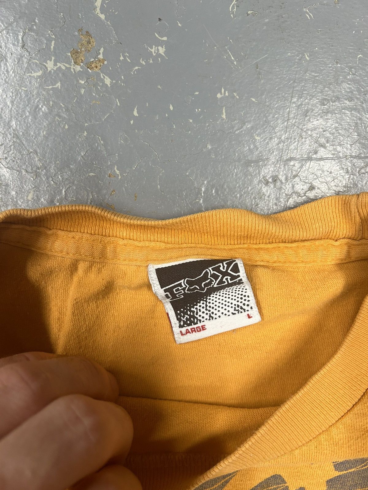 Fox Racing × Vintage Crazy Vintage Y2K Essential Orange Fox Graphic Tee Shirt Size US L / EU 52-54 / 3 - 2 Thumbnail