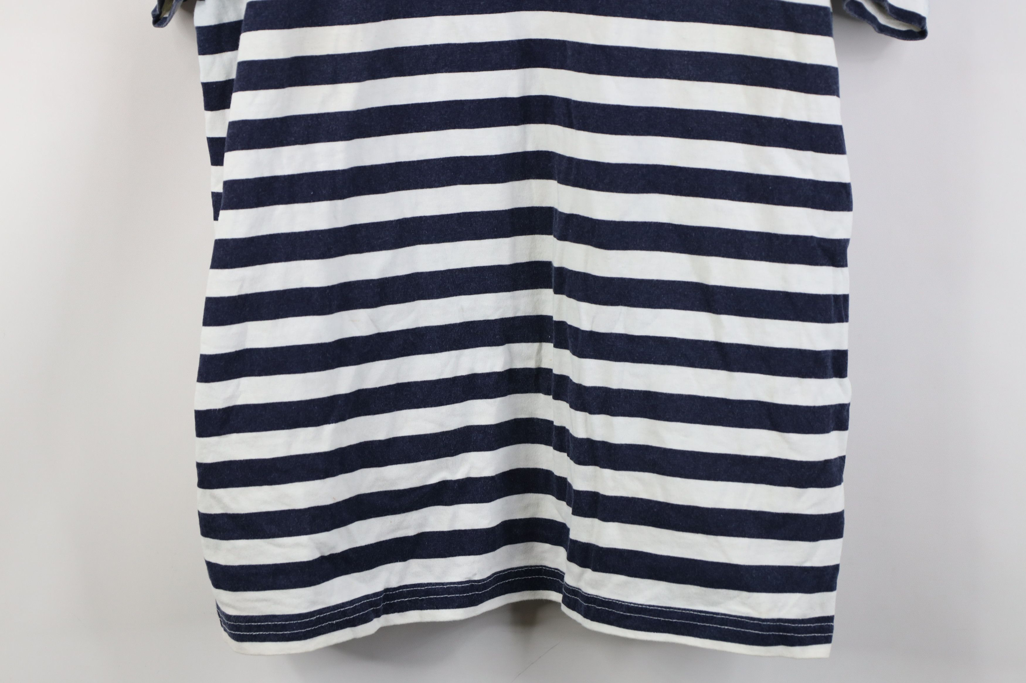 Vintage Vintage 90s Streetwear Striped Star Short Sleeve T-Shirt Size L / US 10 / IT 46 - 3 Thumbnail