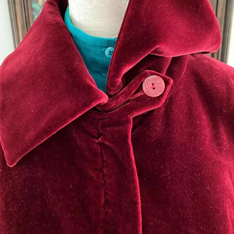 Kenzo KENZO The collection features a vintage burgundy velvet pa Size M / US 6-8 / IT 42-44 - 5 Thumbnail