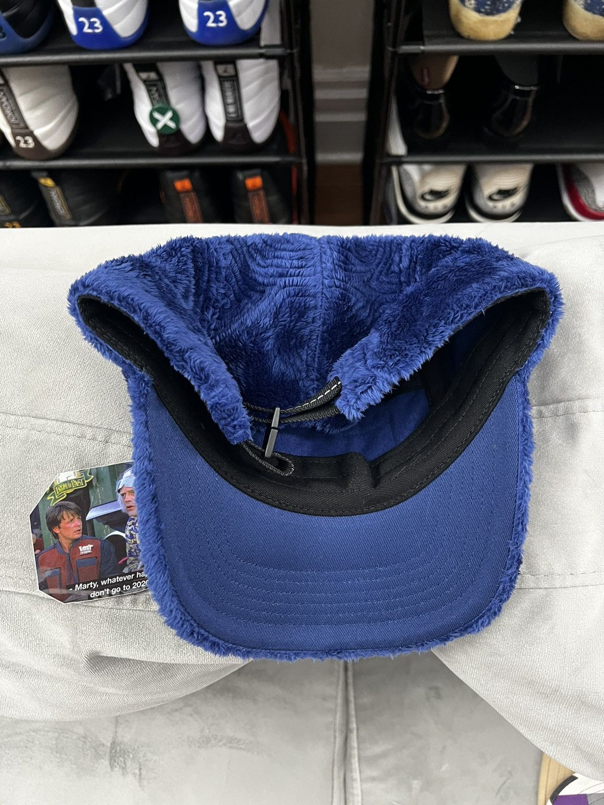 Supreme Supreme Navy Blue Cap Size ONE SIZE - 2 Thumbnail