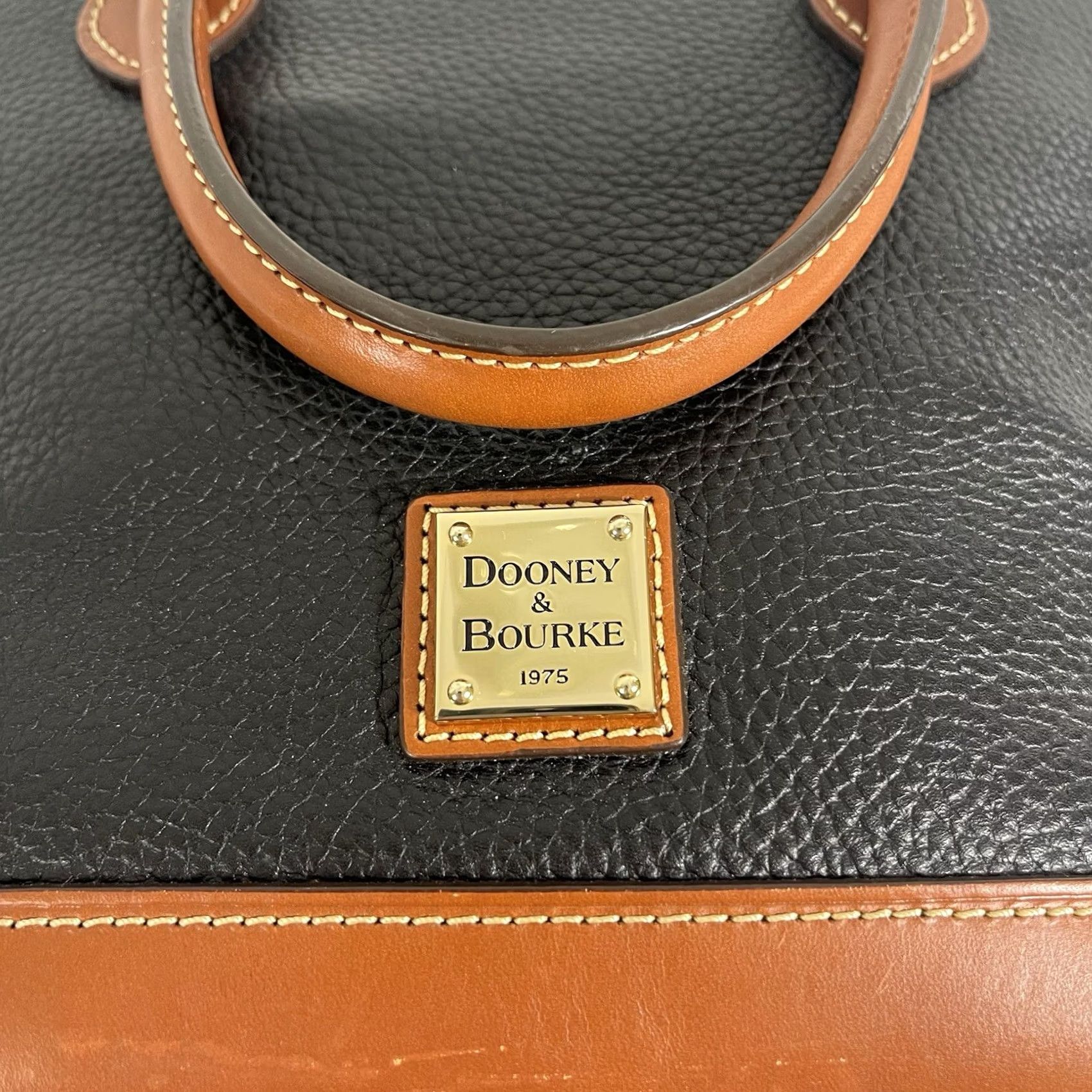 Dooney & Bourke Dooney & Bourke Pebble Leather Zip Satchel Black Bag Medium Women Sport Pettie? Size M / US 6-8 / IT 42-44 - 7 Thumbnail