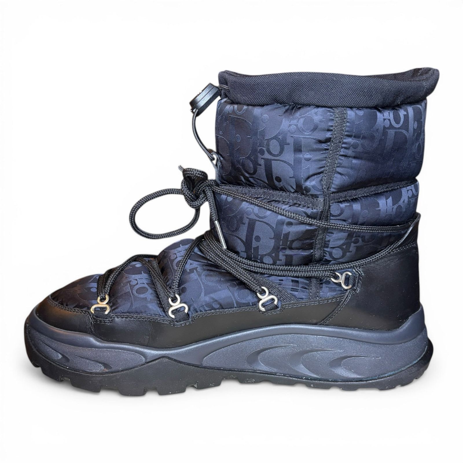 Dior Dior Snow Ankle Boot Black Oblique Nylon | Size 42(9US) Size US 9 / EU 42 - 6 Thumbnail