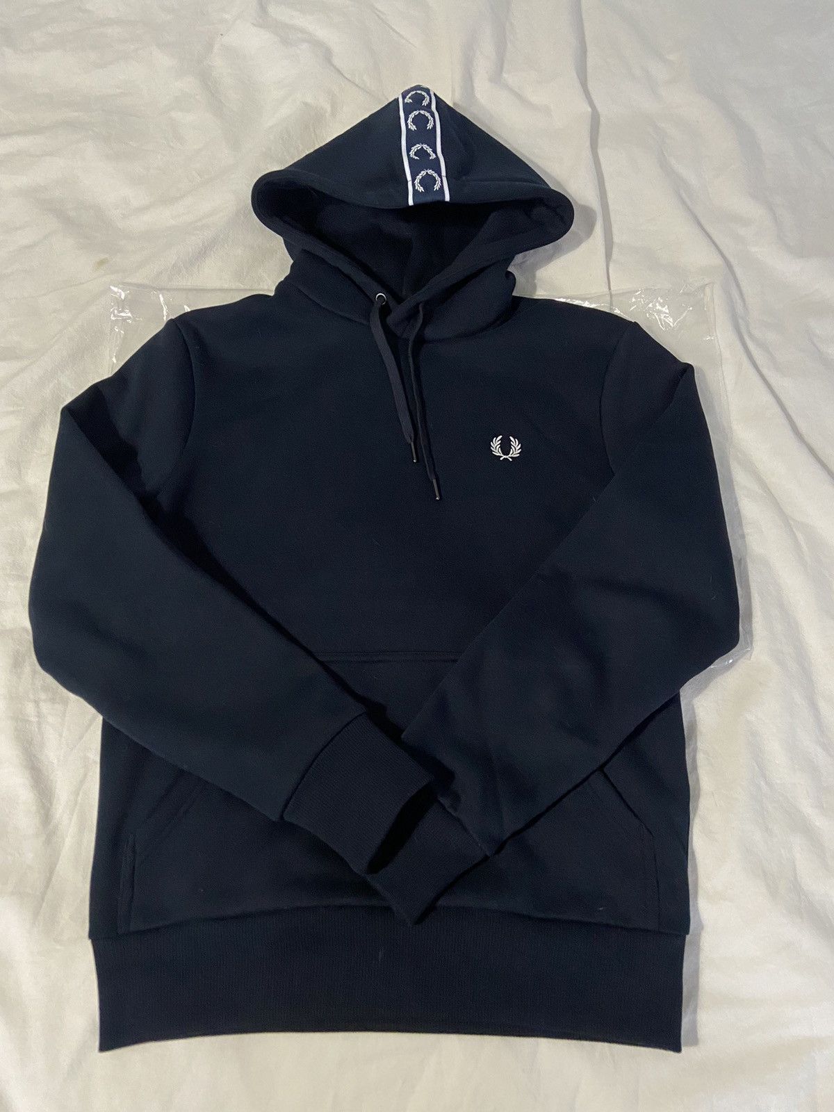 Designer × Fred Perry (UK Release) Fred Perry Single Stripe Pullover Hoodie Size US S / EU 44-46 / 1 - 4 Thumbnail