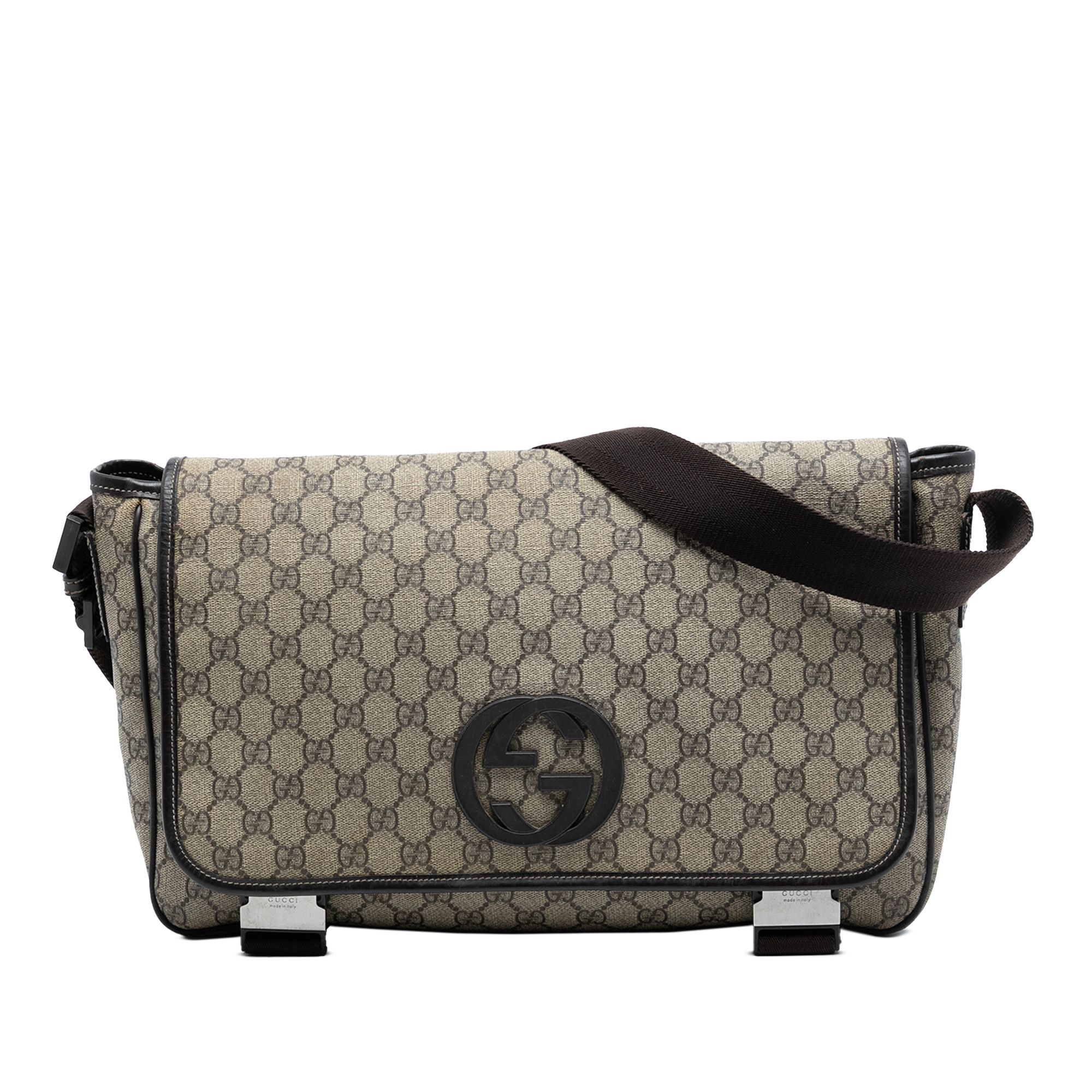 Gucci Gucci GG Supreme Interlocking G Crossbody Size ONE SIZE - 1 Thumbnail