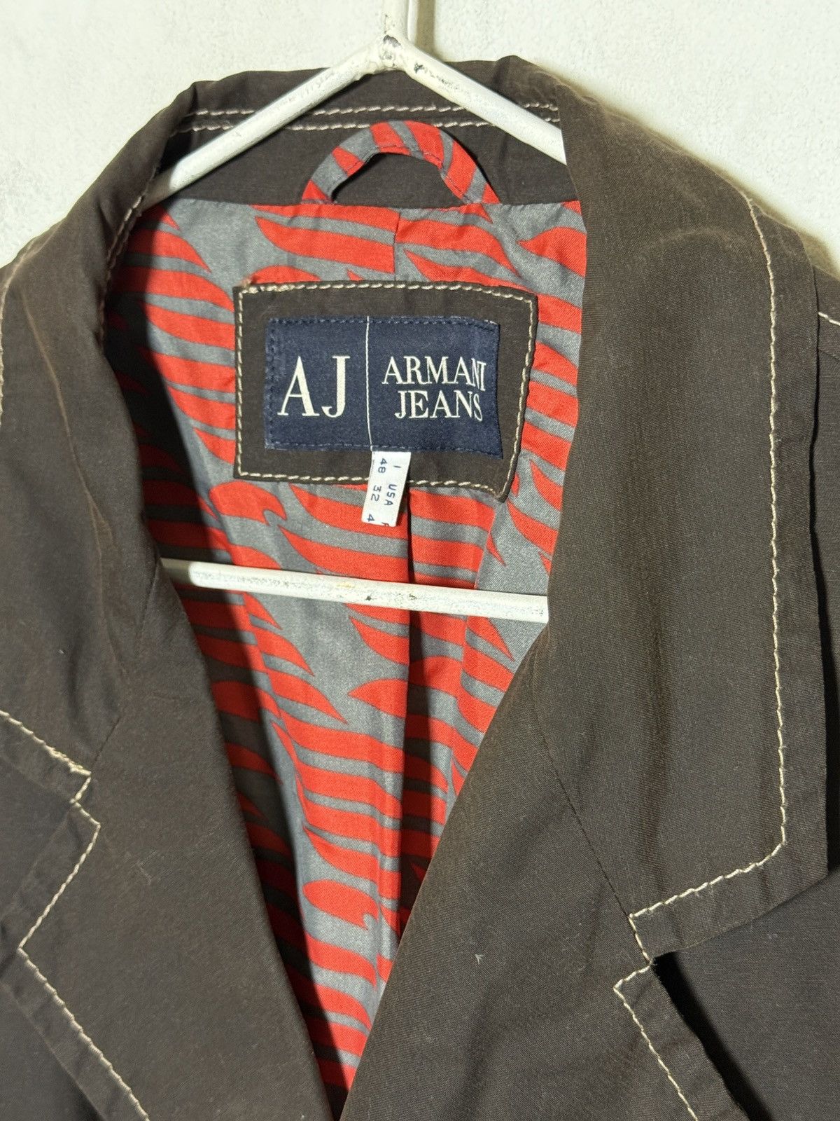 Giorgio Armani Armani waxed/polyurethane-coated multipocket field jacket Size US L / EU 52-54 / 3 - 4 Thumbnail