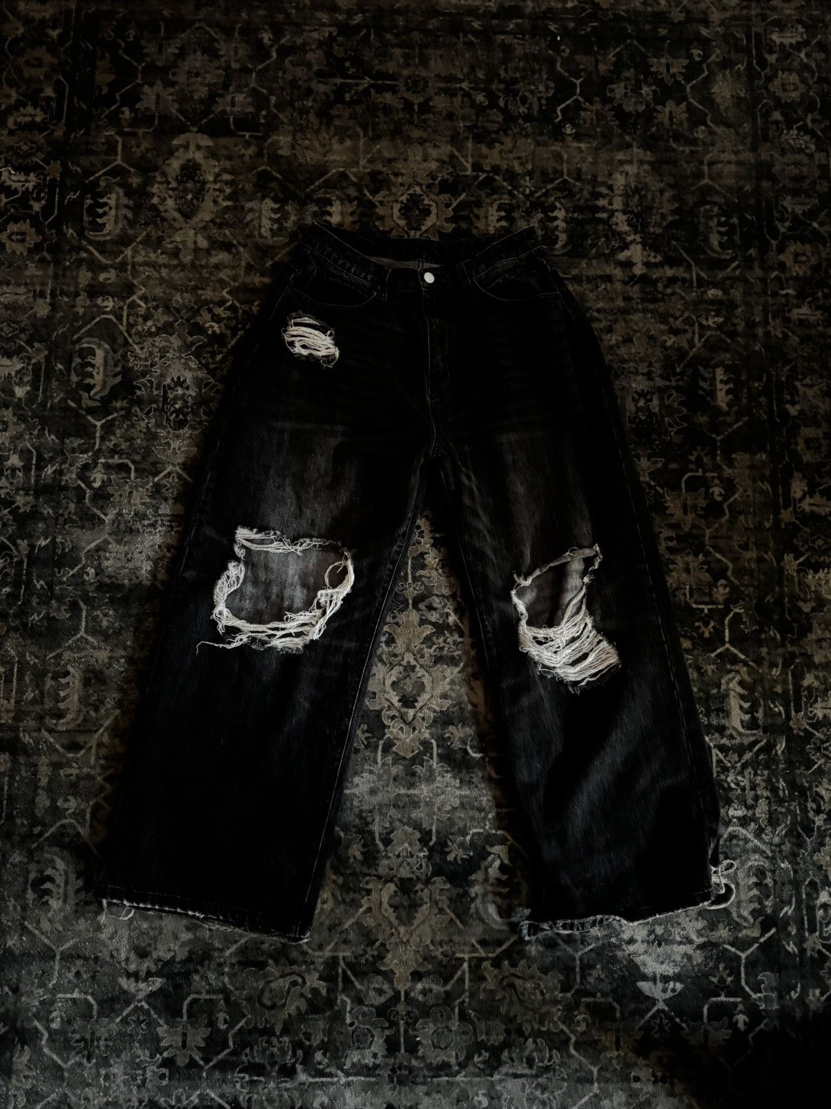 Vintage Distressed baggy pants Size US 30 / EU 46 - 1 Thumbnail