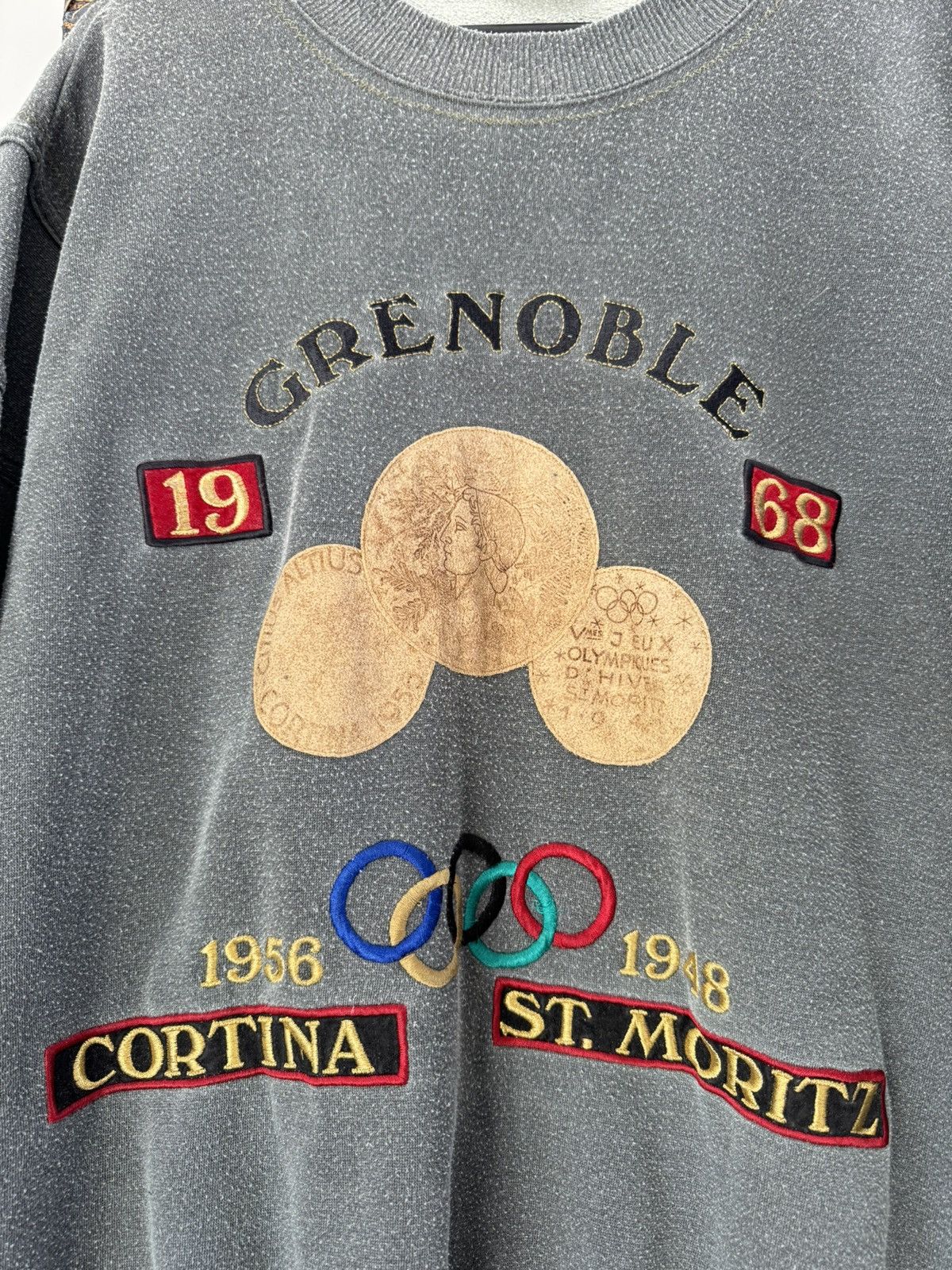 Adidas Vintage 1968 Adidas Grenoble Winter Olympic Games Paris Size US XL / EU 56 / 4 - 4 Thumbnail