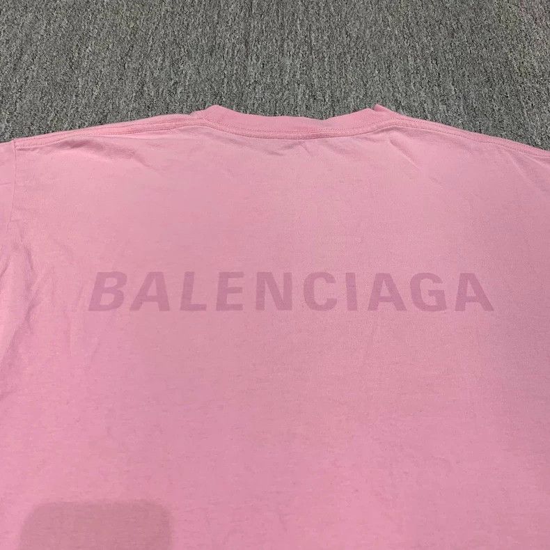 Balenciaga Balenciaga Pink embroidered logo short-sleeve Size US S / EU 44-46 / 1 - 9 Thumbnail