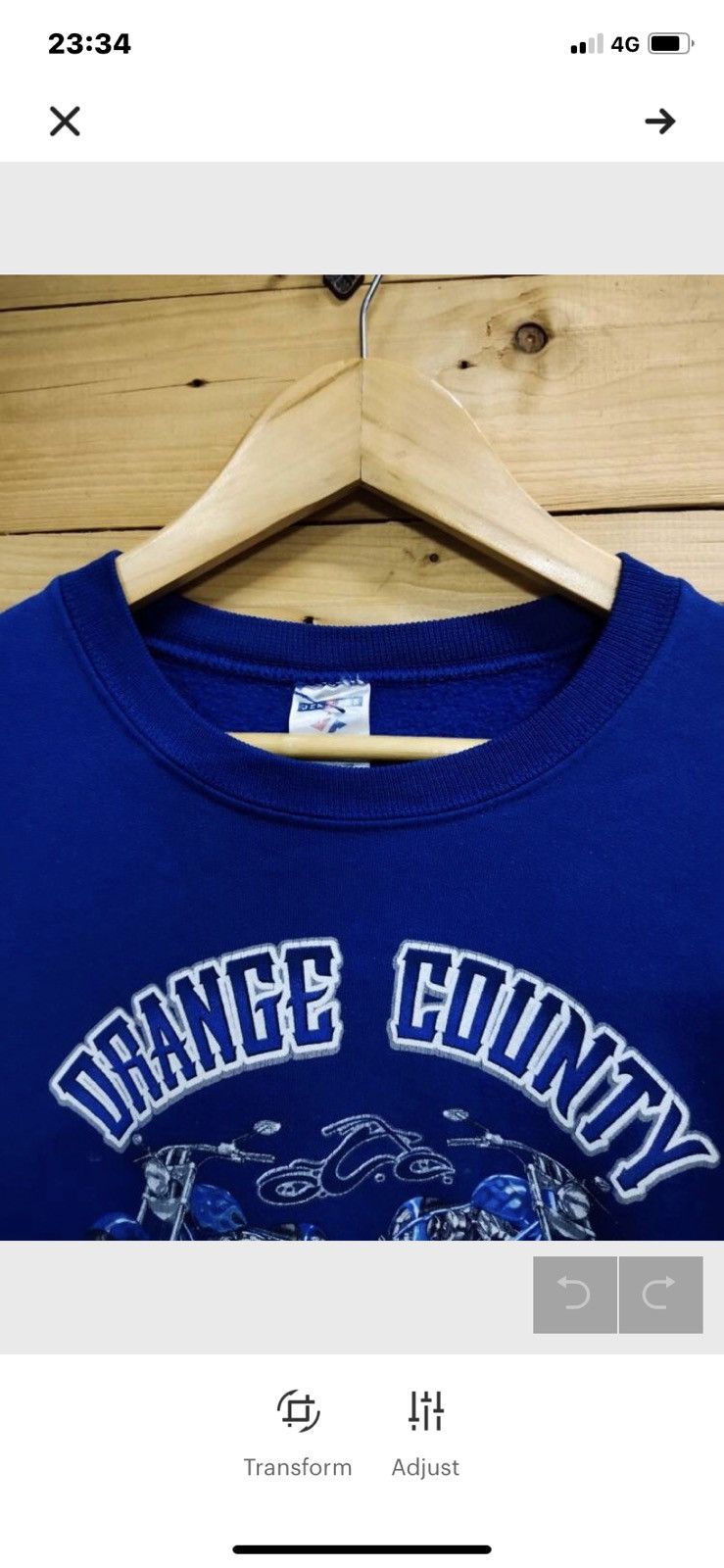 Jerzees × West Coast Choppers Y2k orange county choppers sweatshirt size XL Size US XL / EU 56 / 4 - 2 Thumbnail