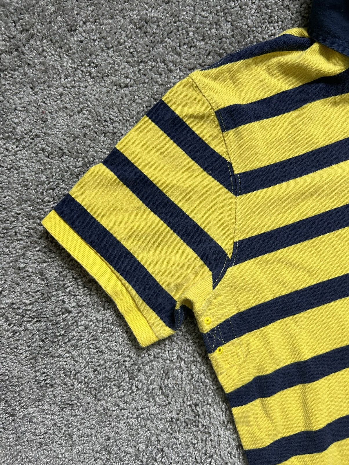 Polo Ralph Lauren Vintage 80s Polo Ralph Lauren Striped Rugby Short Sleeve Size US XL / EU 56 / 4 - 7 Thumbnail