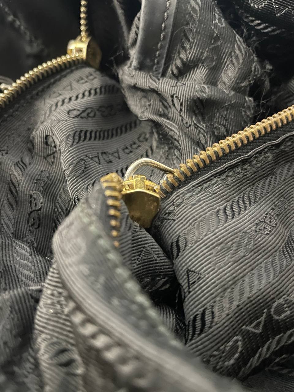 Prada Prada Nylon Black Bag Size ONE SIZE - 24 Thumbnail