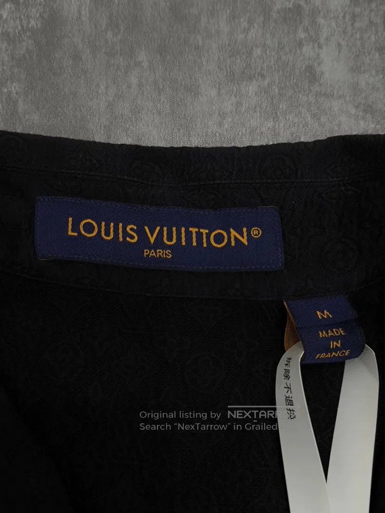 Louis Vuitton Louis Vuitton Black dark full print short sleeve shirt Size US M / EU 48-50 / 2 - 4 Thumbnail