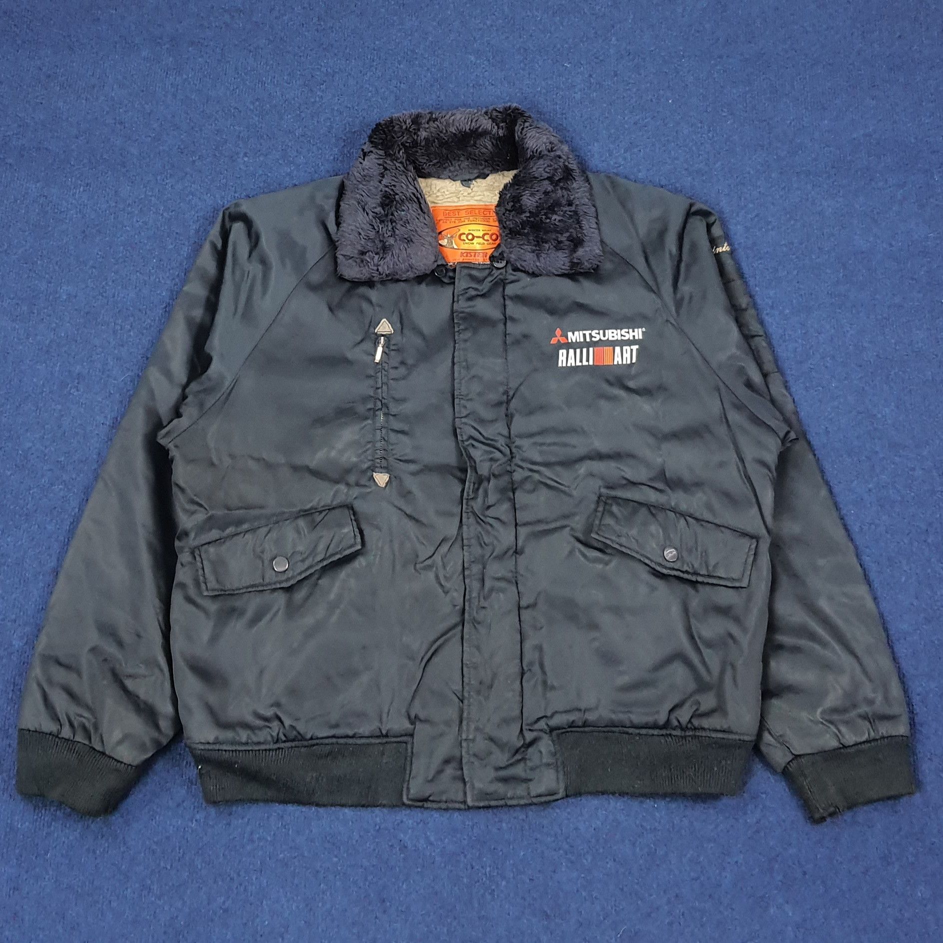 Other Vintage Mitsubishi RalliArt Japan Motorsports Jacket C238N20 Size US L / EU 52-54 / 3 - 3 Thumbnail