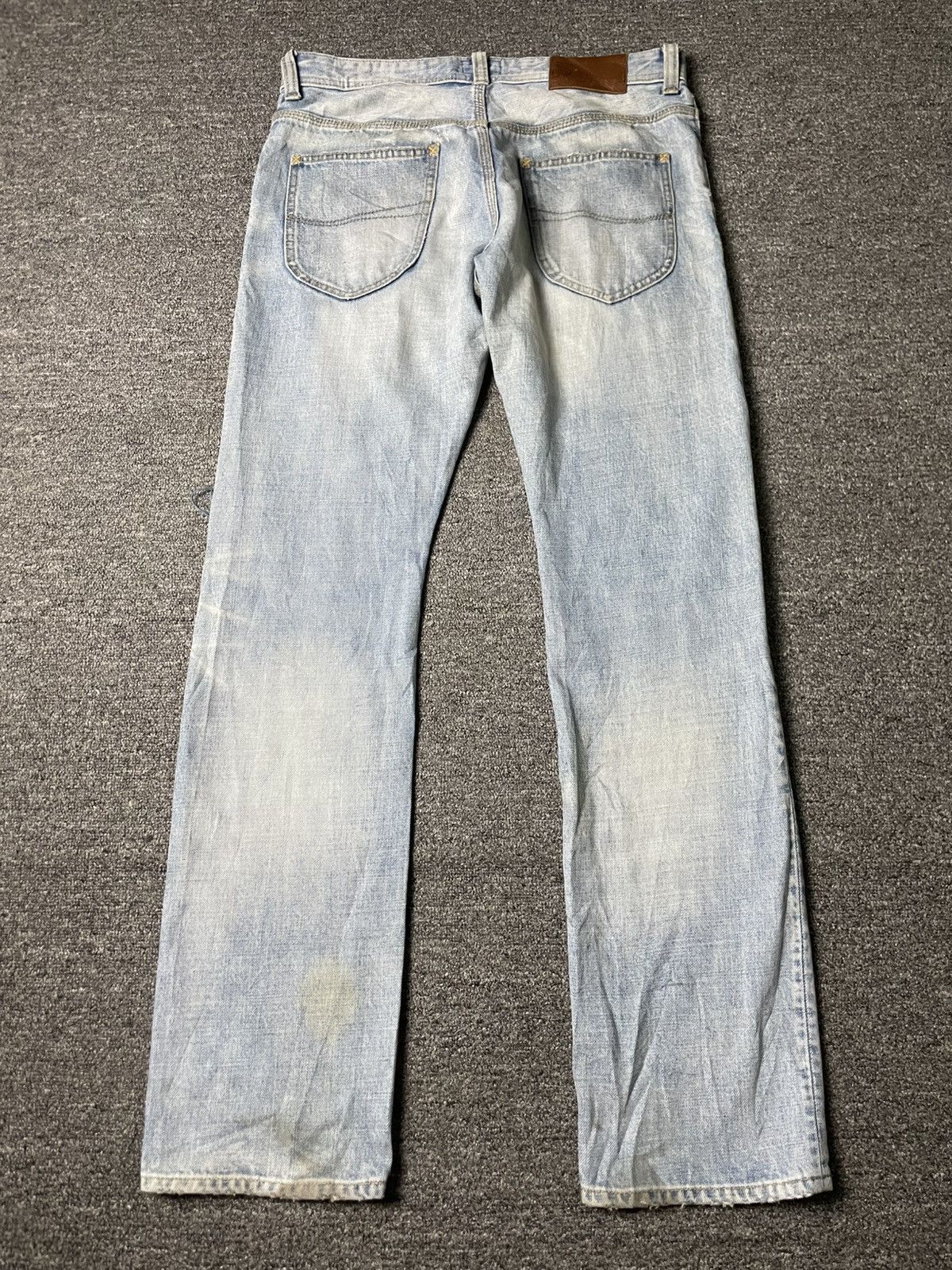 Japanese Brand × Vintage Vintage BANKROBBER Straight Cut Ripped Jeans (91) Size US 33 - 13 Thumbnail