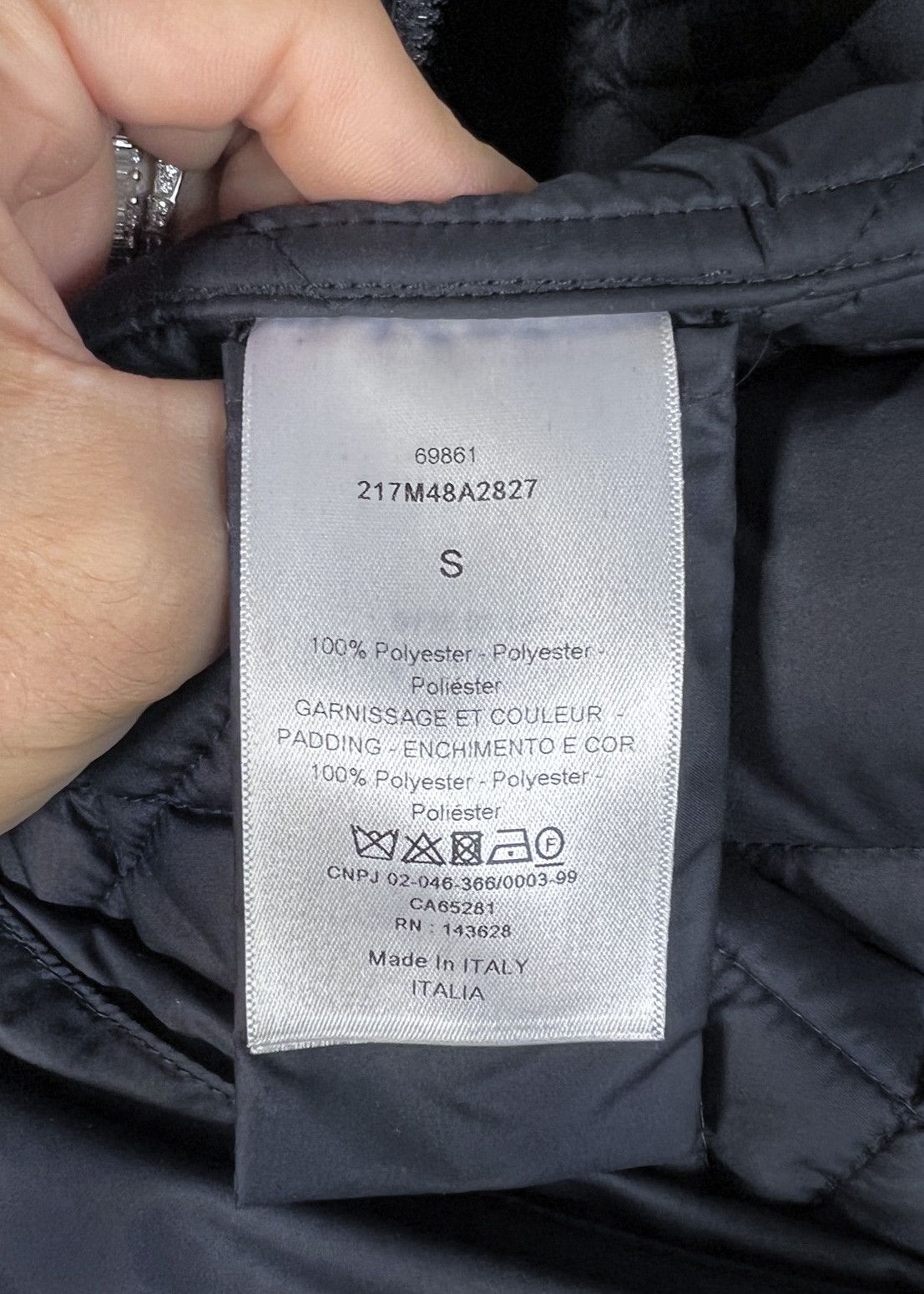 Dior Dior Navy Blue Quilted Macrocannage Field Jacket Size S / US 4 / IT 40 - 8 Thumbnail