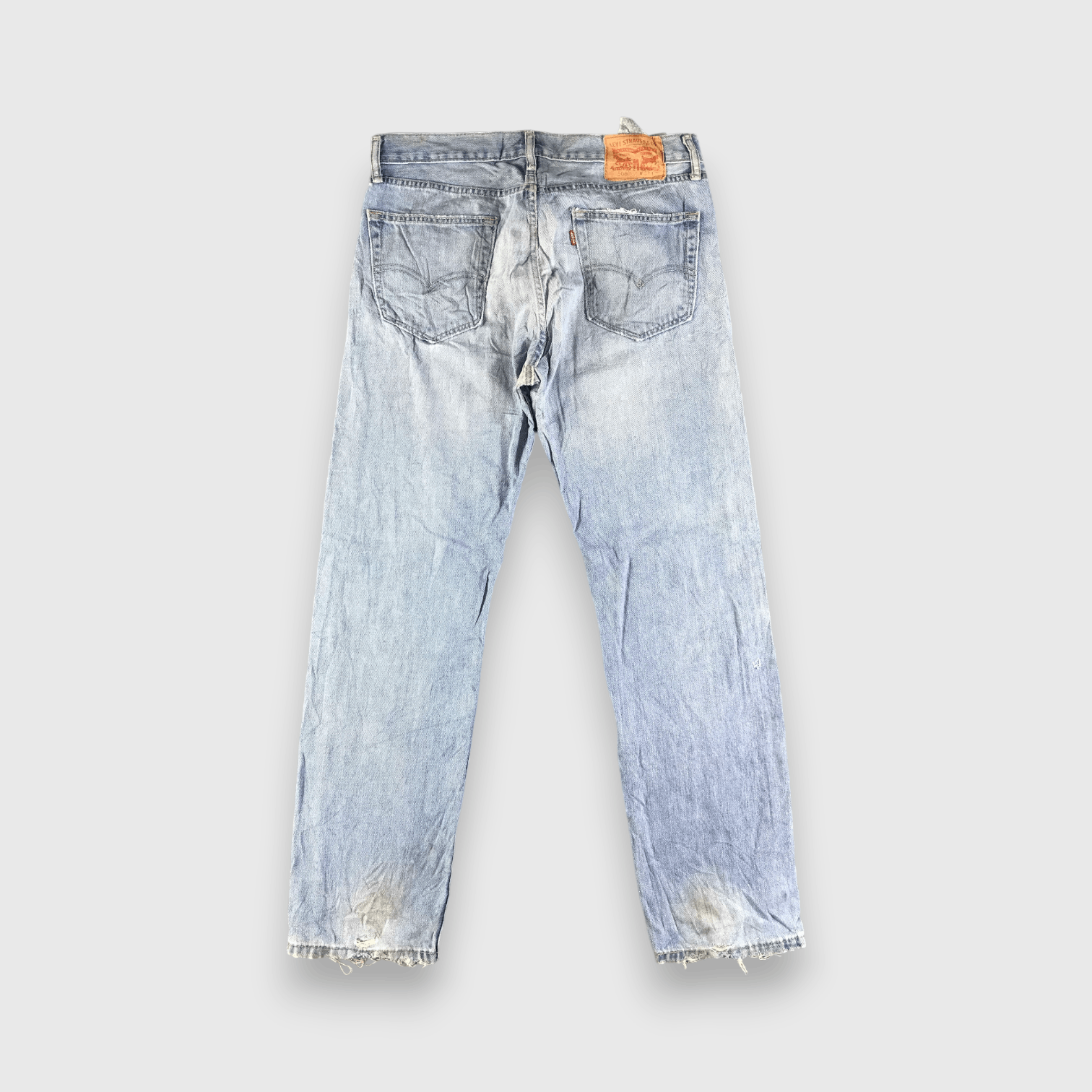 Levi's Vintage Blue Wash Levis 505 Jeans-J3298 Size US 35 - 2 Thumbnail