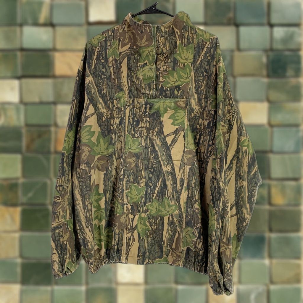 Vintage VINTAGE Renegade Jacket Camouflage Hook Loop Twill Pullover L Men Large Camo 65% Cotton 35% Polyester Size US L / EU 52-54 / 3 - 1 Thumbnail