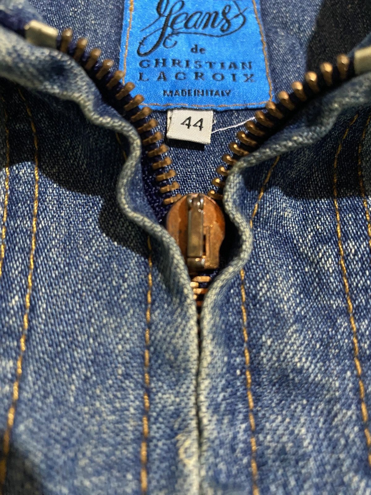 Vintage VINTAGE DENIM JACKET CHRISTIAN LACROIX Size M / US 6-8 / IT 42-44 - 7 Thumbnail