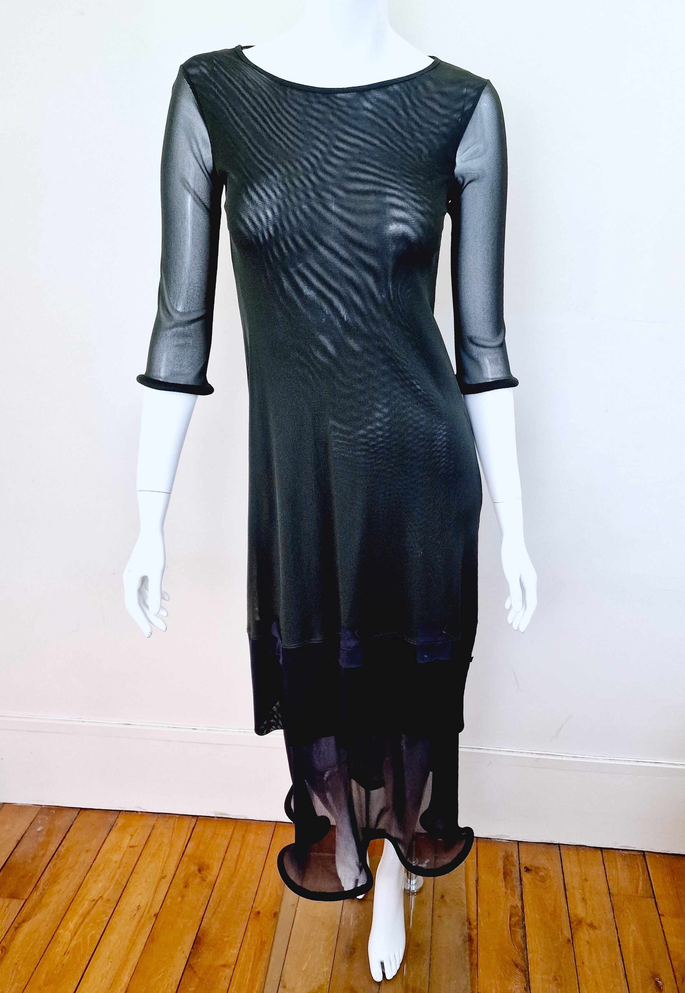 Cop Copine COP COPINE Padded Puff Hoop Mesh y2k Hooped Framed Dress Size M / US 6-8 / IT 42-44 - 2 Thumbnail