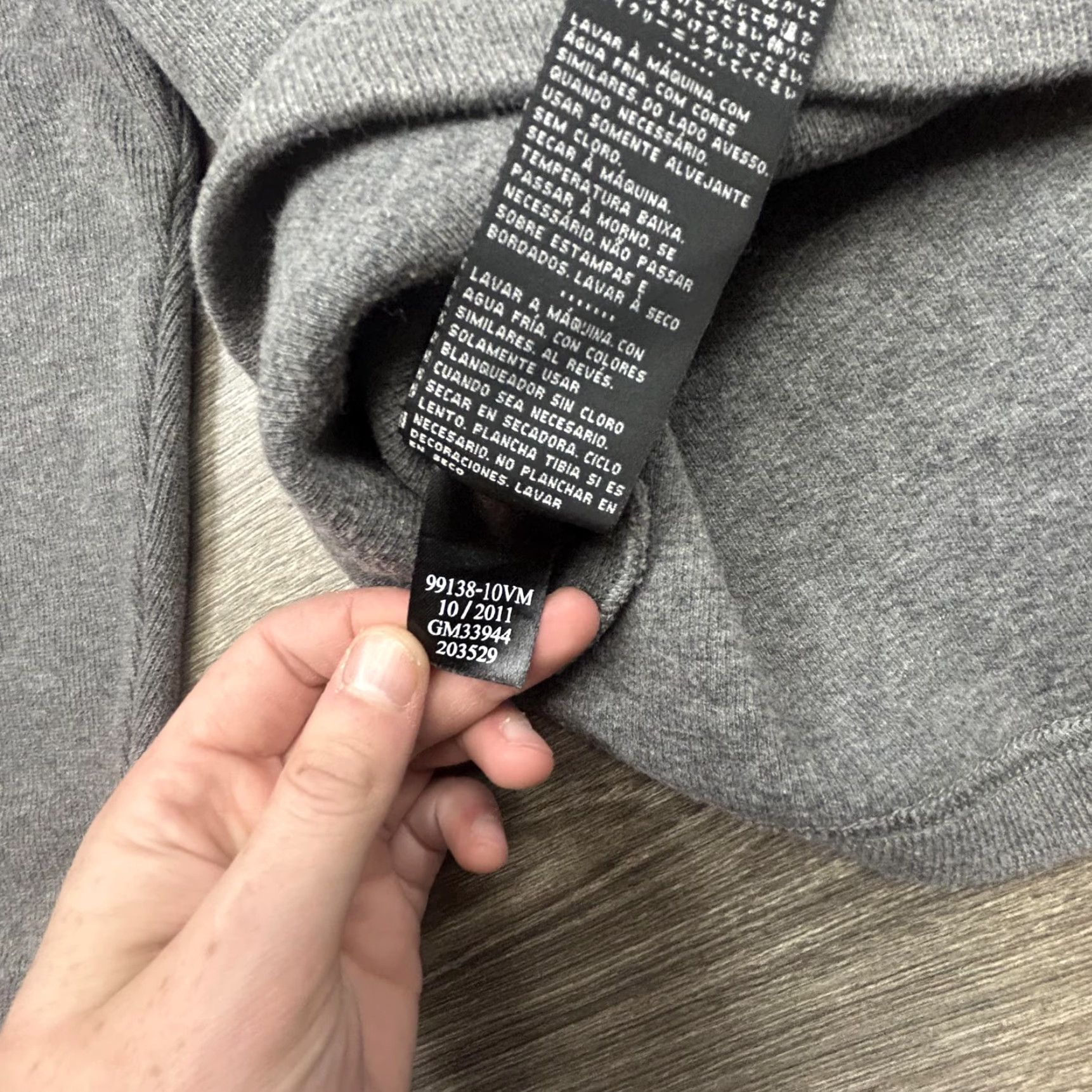 Harley Davidson VINTAGE Harley-Davidson Sweater Mens Medium Gray 1/4 Zip Pullover Sleeve Stripes Logo Graphic Print Size US M / EU 48-50 / 2 - 8 Thumbnail