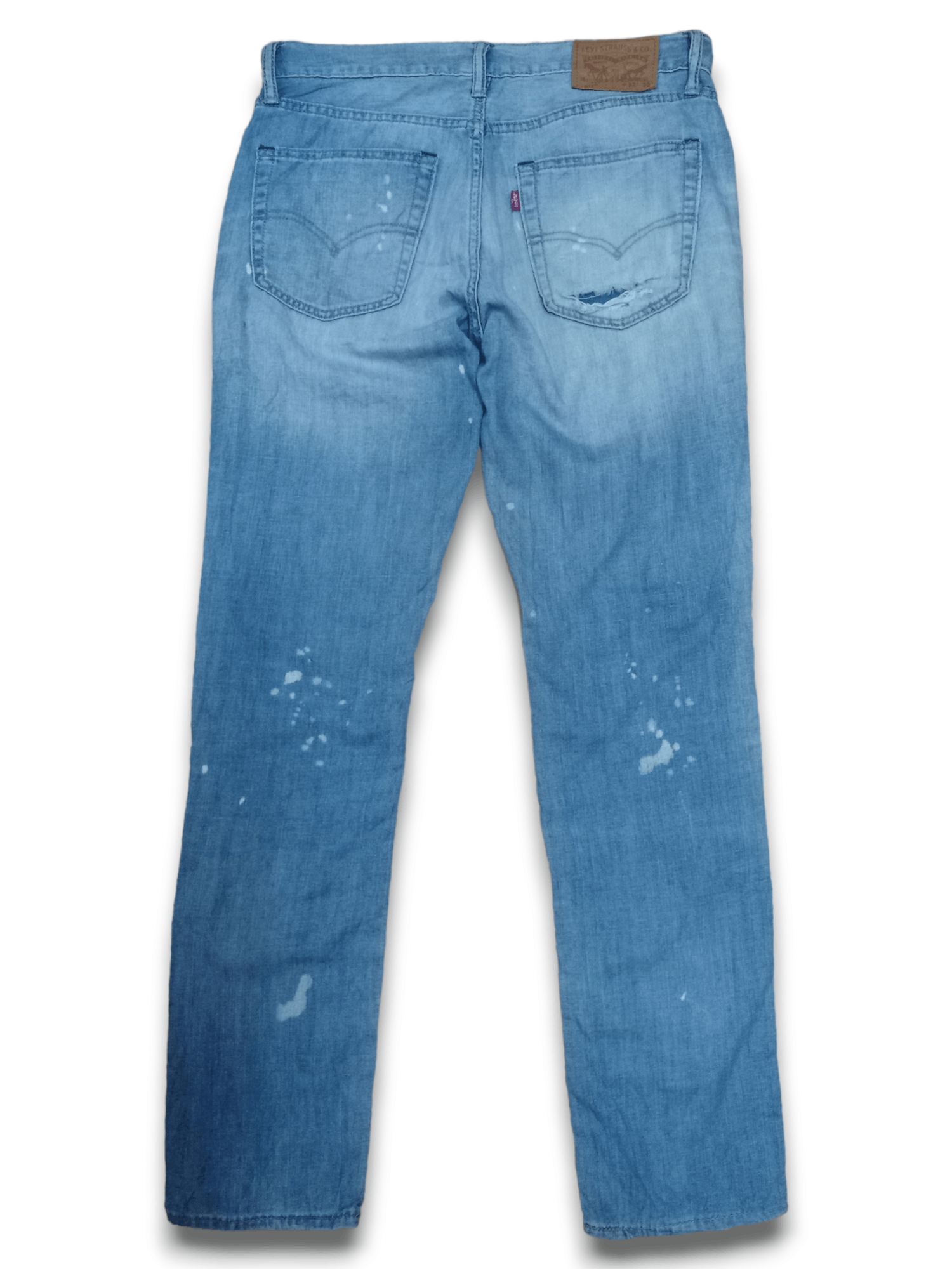 Vintage Levis 511 Acid Wash Style Distressed Jeans 33x31