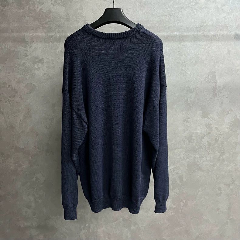 Balenciaga Balenciaga Blue College Emblem Embroidered Pattern Logo Sw Size US S / EU 44-46 / 1 - 2 Thumbnail
