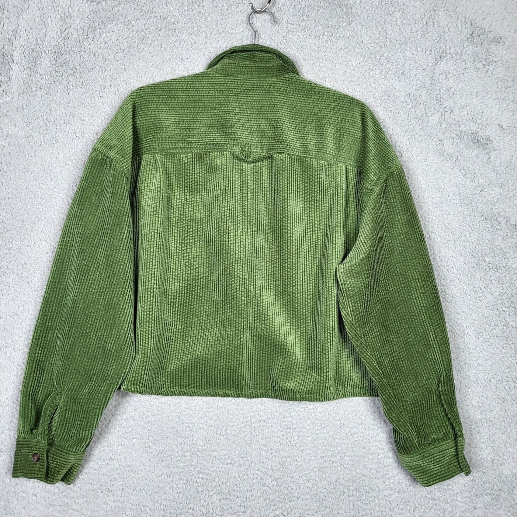 Urban Outfitters Urban Outfitters Green Corduroy Jacket Women's XS Size XS / US 0-2 / IT 36-38 - 2 Thumbnail