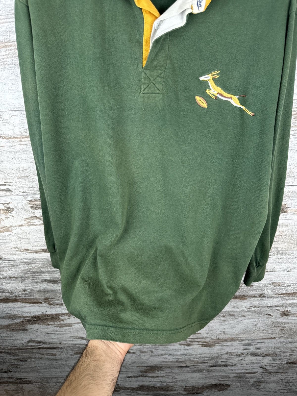 Vintage Mens Vintage Cotton Traders South Africa rugby sweatshirt Size US XL / EU 56 / 4 - 8 Thumbnail
