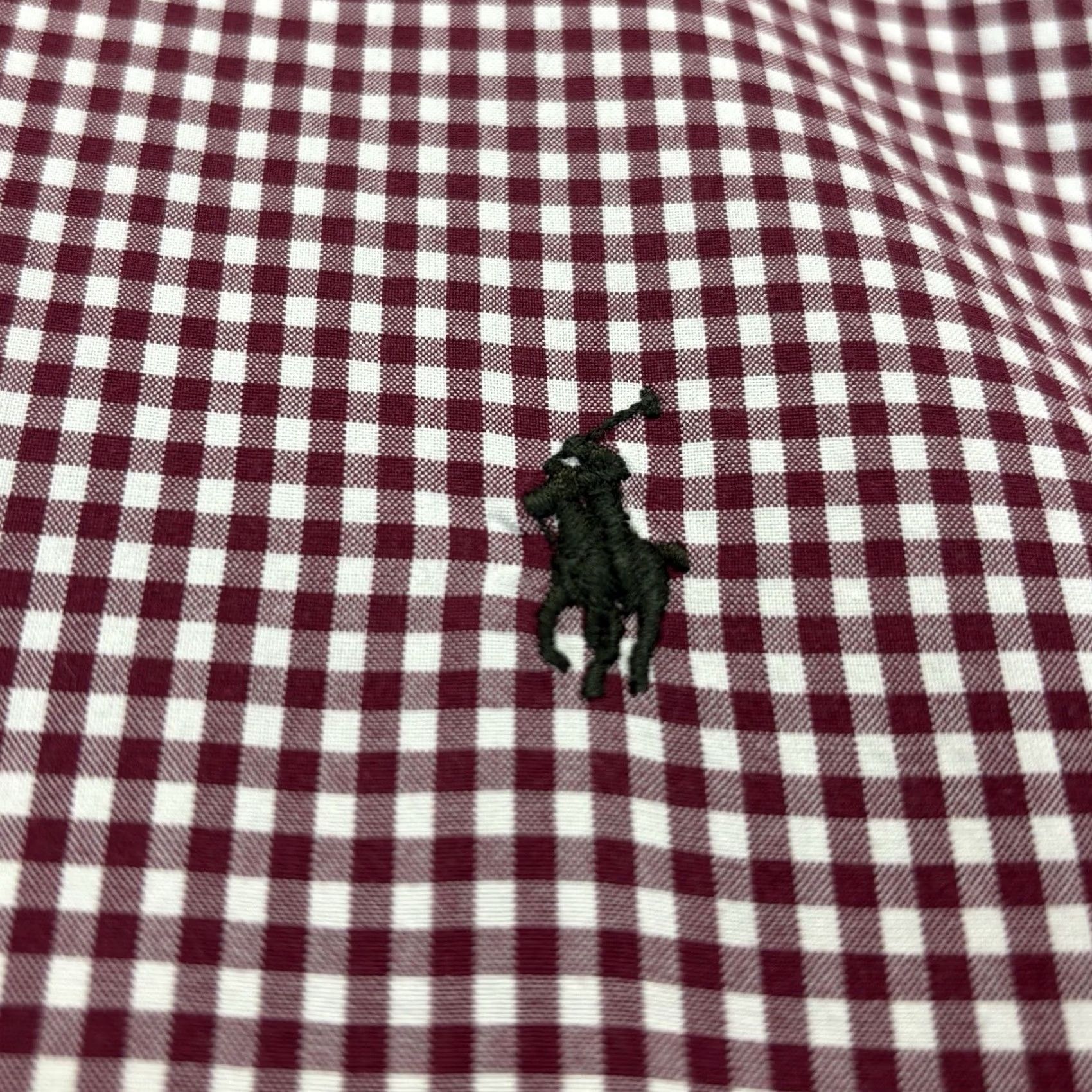 Ralph Lauren VINTAGE? No — Ralph Lauren Check Shirt Custom Fit Large Mens Red White Button Down Long Sleeve Casual Shirt Size US L / EU 52-54 / 3 - 4 Thumbnail