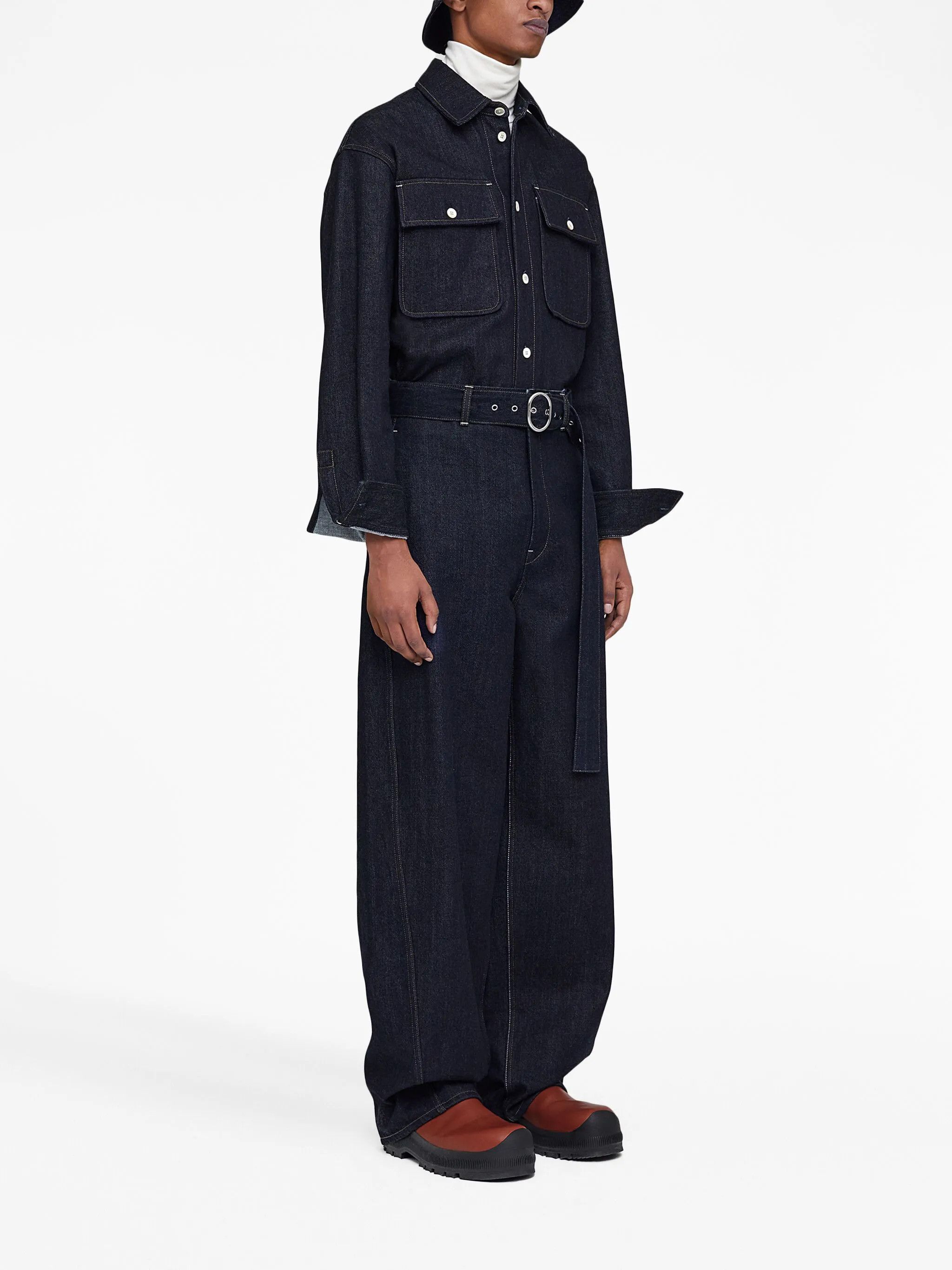Jil Sander o1w1db11025 Denim Shirt in Blue Size US XL / EU 56 / 4 - 3 Thumbnail