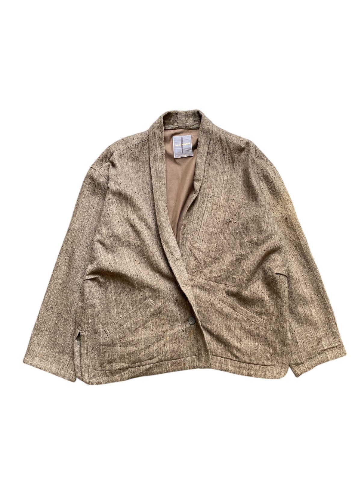 Issey Miyake Vintage 80’s Issey Miyake Mini Kimono Design Jacket Size US L / EU 52-54 / 3 - 1 Thumbnail