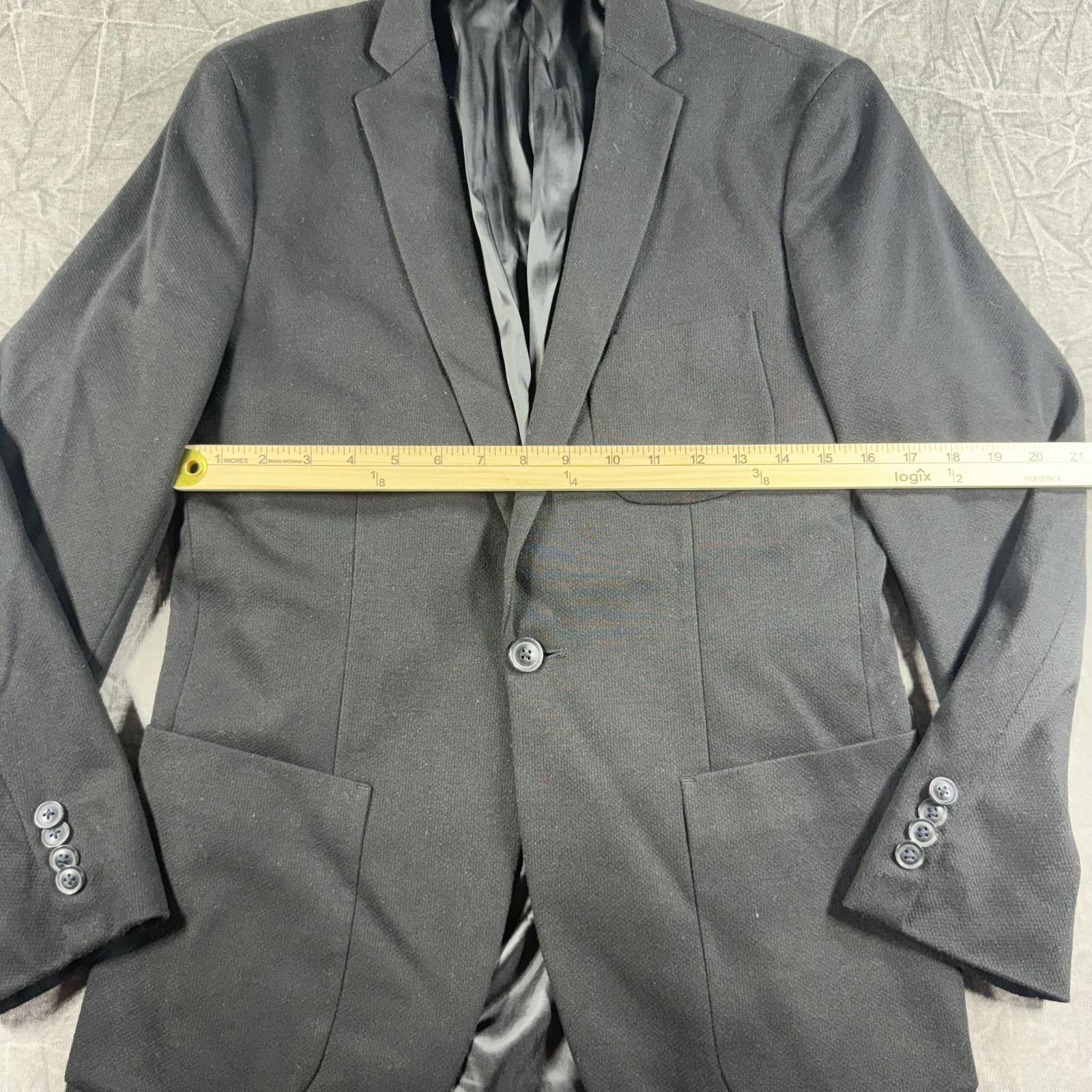 Topman Topman Blazer Men's 38R Black Size 38R - 3 Thumbnail