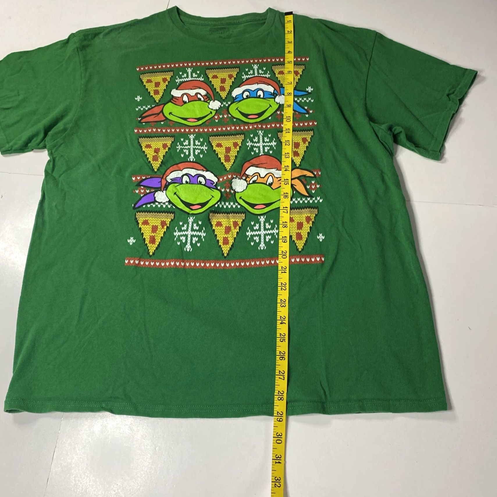 Nickelodeon VINTAGE Ninja Turtles Christmas T Shirt XL TMNT Teenage Mutant Ninja Turtles Mens Size US XL / EU 56 / 4 - 5 Thumbnail