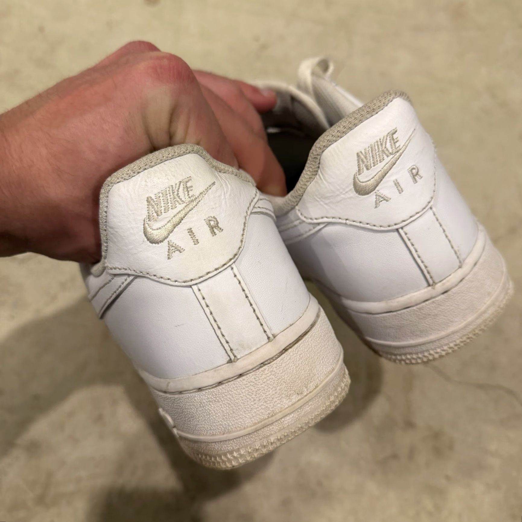 Nike Nike Air Force 1 Women's Sneakers Size 8 White Used Condition Size US 8 / IT 38 - 7 Thumbnail