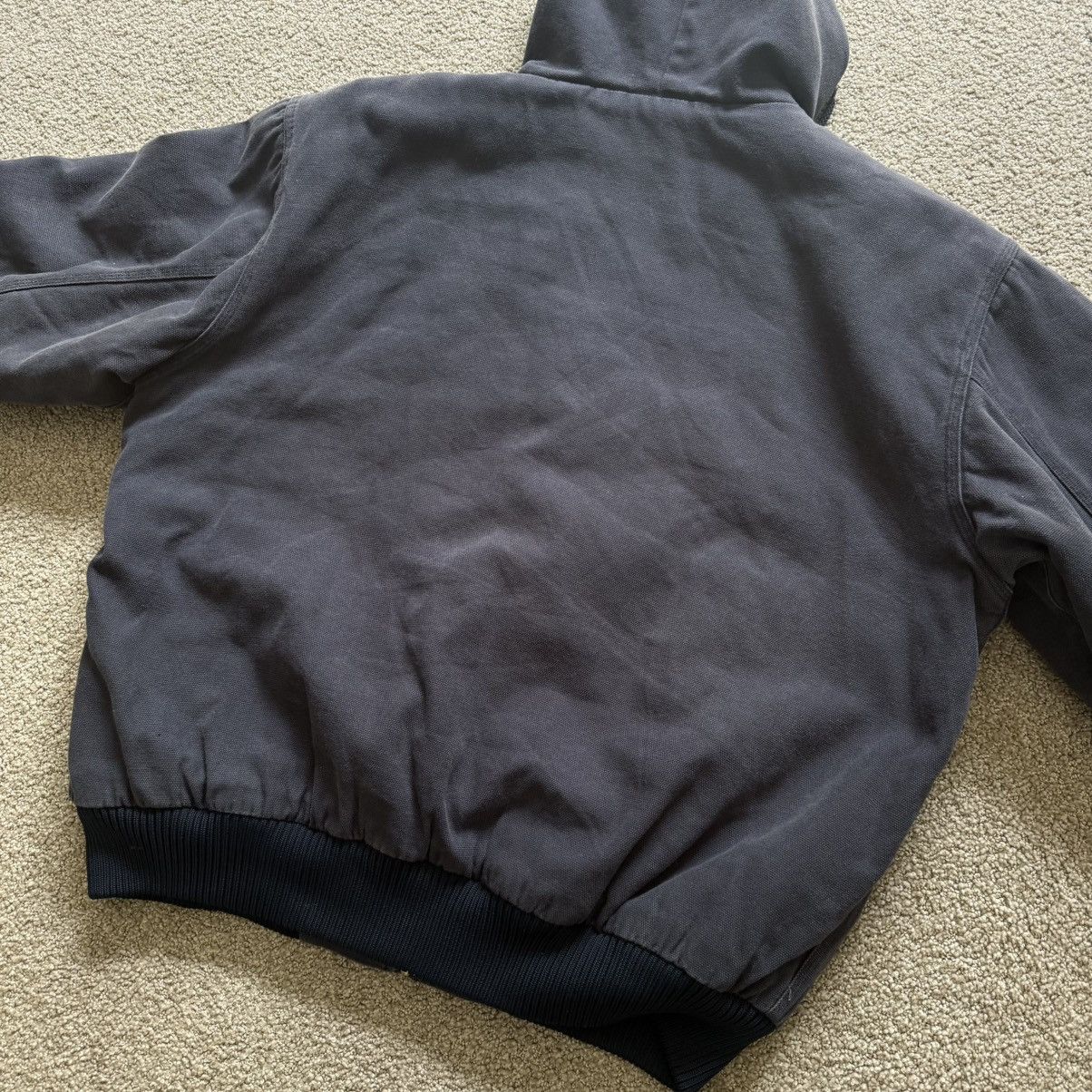 Vintage Tri Mountain Hooded Work Jacket (Navy) Size US XL / EU 56 / 4 - 4 Thumbnail