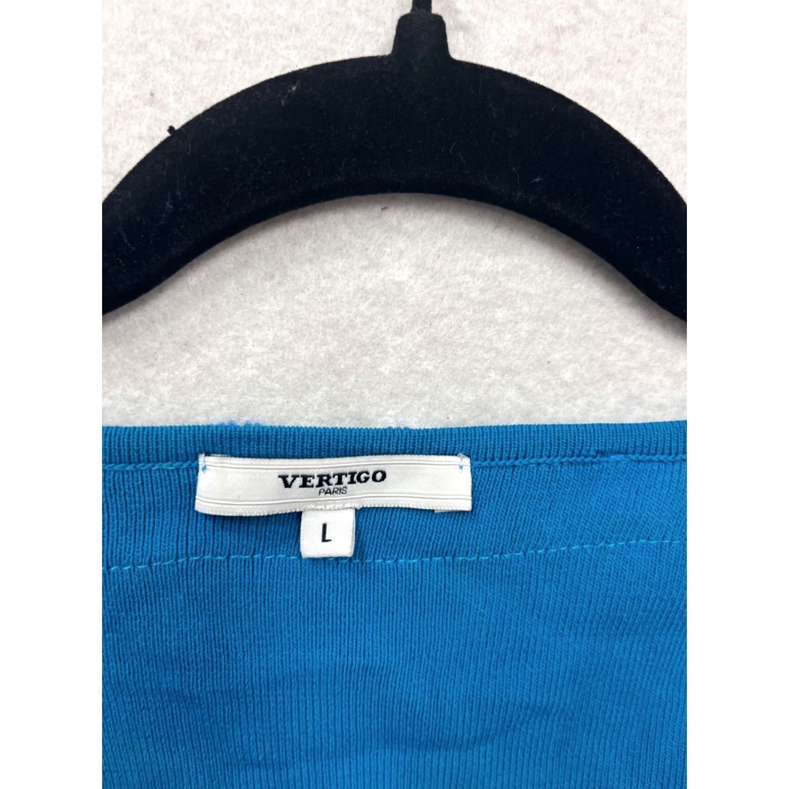 Vintage Vertigo Large Blue Sleeveless Top L Unisex Adults Size L / US 10 / IT 46 - 3 Thumbnail