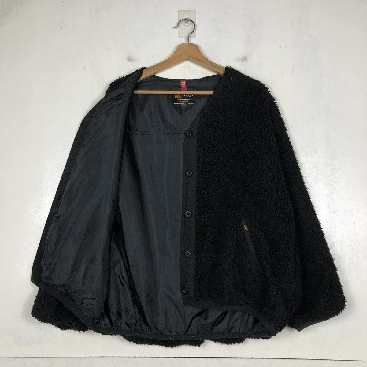 Alpha Industries 📌VINTAGE CROPPED FLEECE JACKET ALPHA INDUSTRIES Size US M / EU 48-50 / 2 - 12 Thumbnail