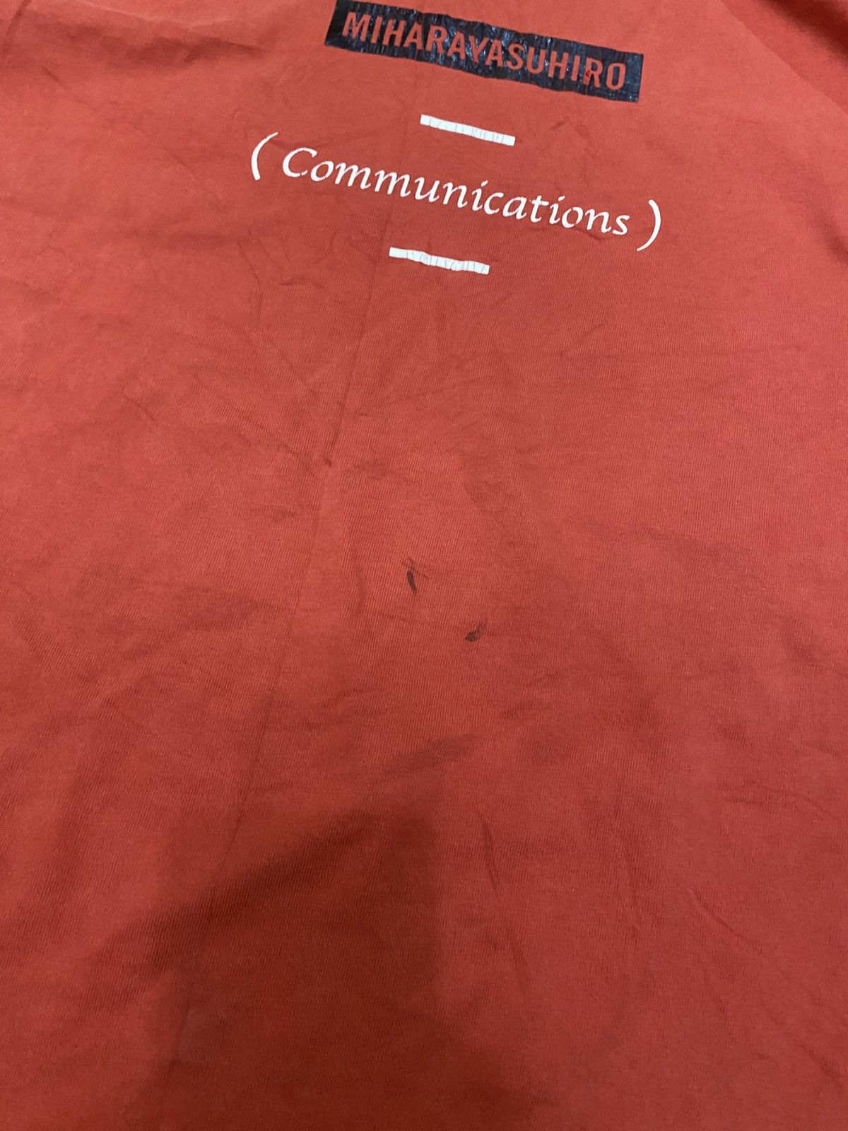 GU × Maison MIHARA YASUHIRO Miharayasuhiro x gu spell out tshirt baggy style Size US L / EU 52-54 / 3 - 6 Thumbnail