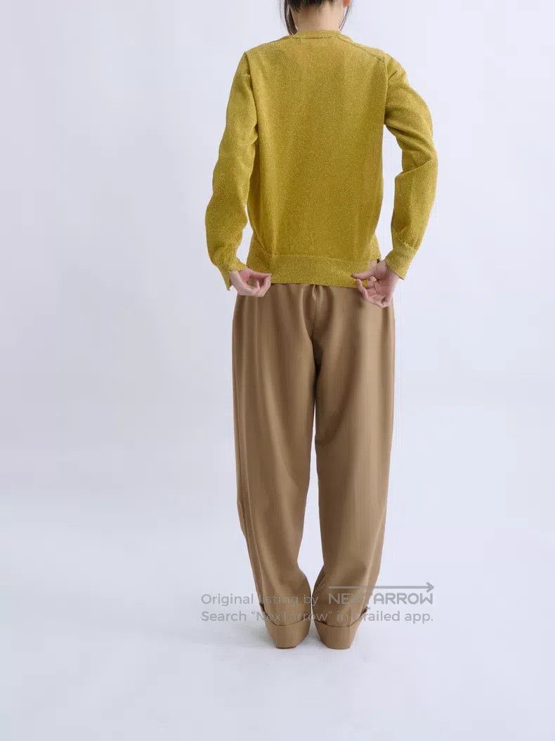 Junya Watanabe Junya Watanabe Metallic Knit Asymmetric Top Size S / US 4 / IT 40 - 4 Thumbnail