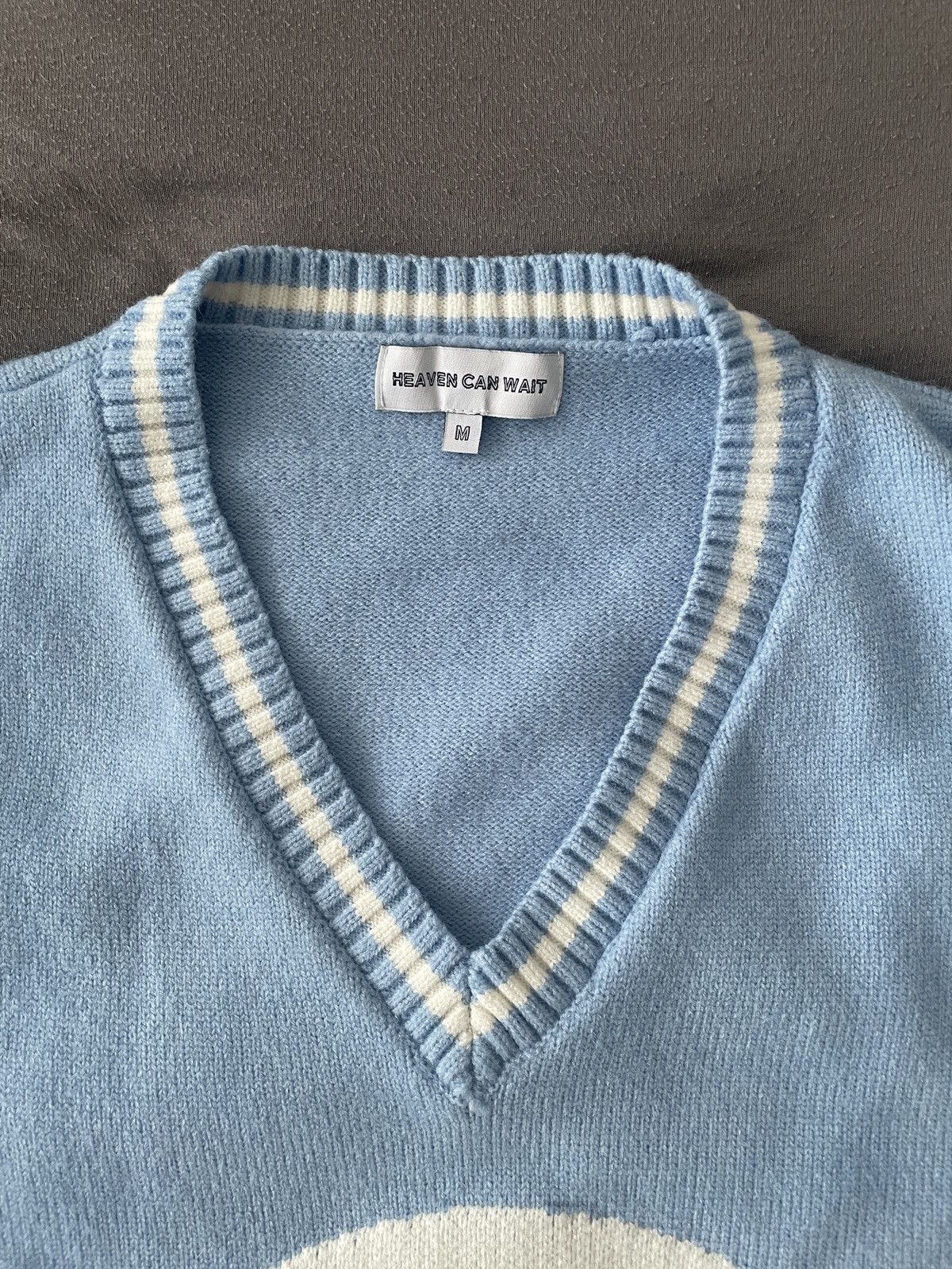 Vintage Heaven Can Wait V-Neck Size US M / EU 48-50 / 2 - 2 Thumbnail