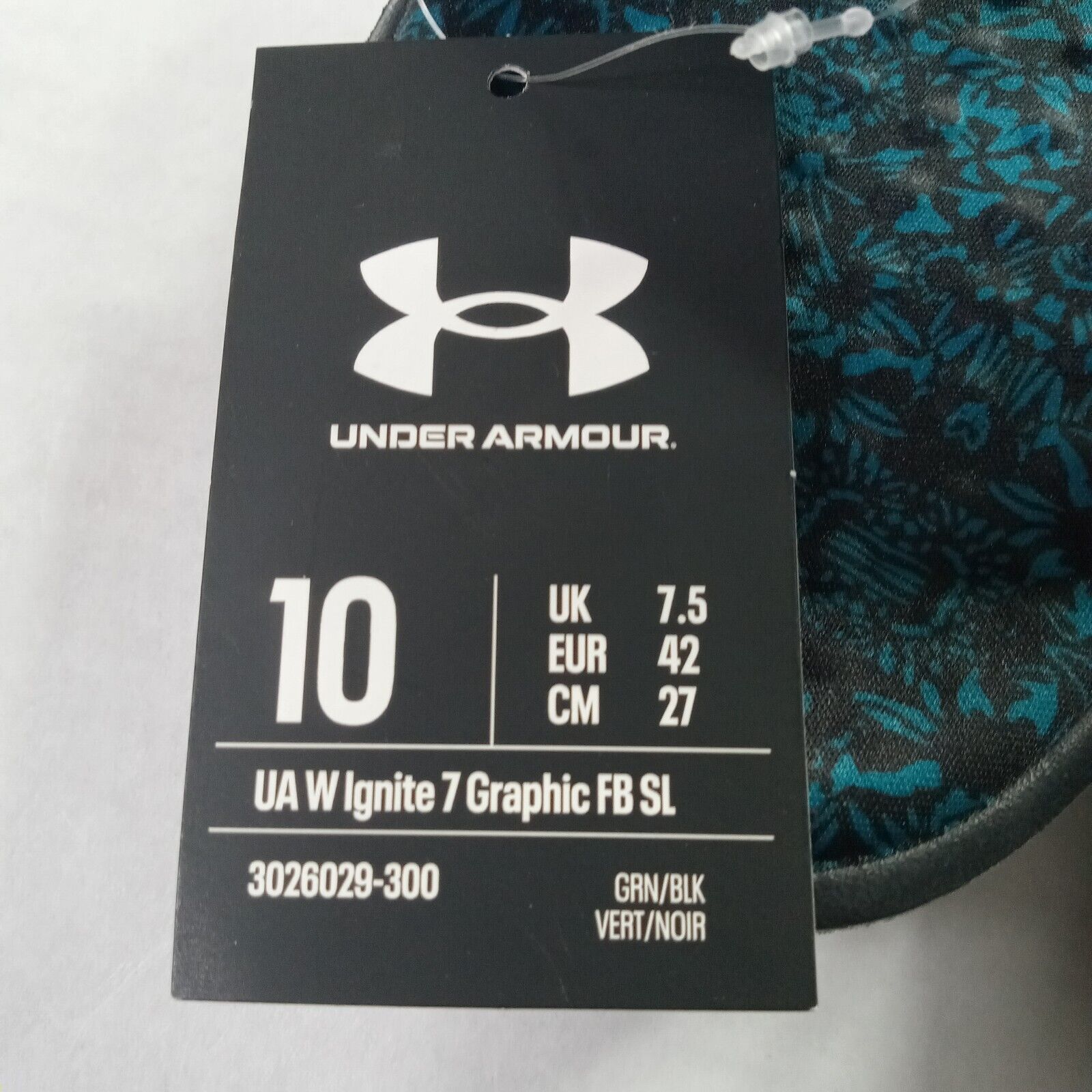 Under Armour Under Armour UA Womens Ignite 7 Slides Size 10 Green/Black Size US 10 / IT 40 - 5 Thumbnail