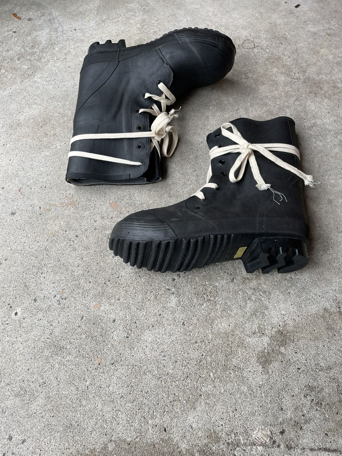 Vintage 1970s Vintage Military Black Combat Bunny Boots Size US 10.5 / EU 43-44 - 7 Thumbnail
